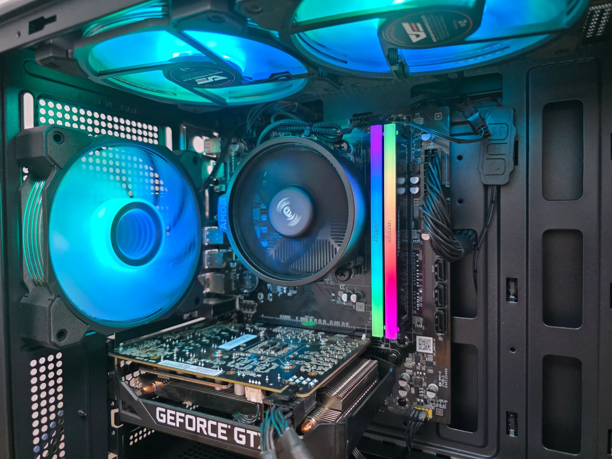 1080p Custom Gaming PC Computer (Ryzen R5 6 Core, GTX 1660 Super, 16 gb DDR4)