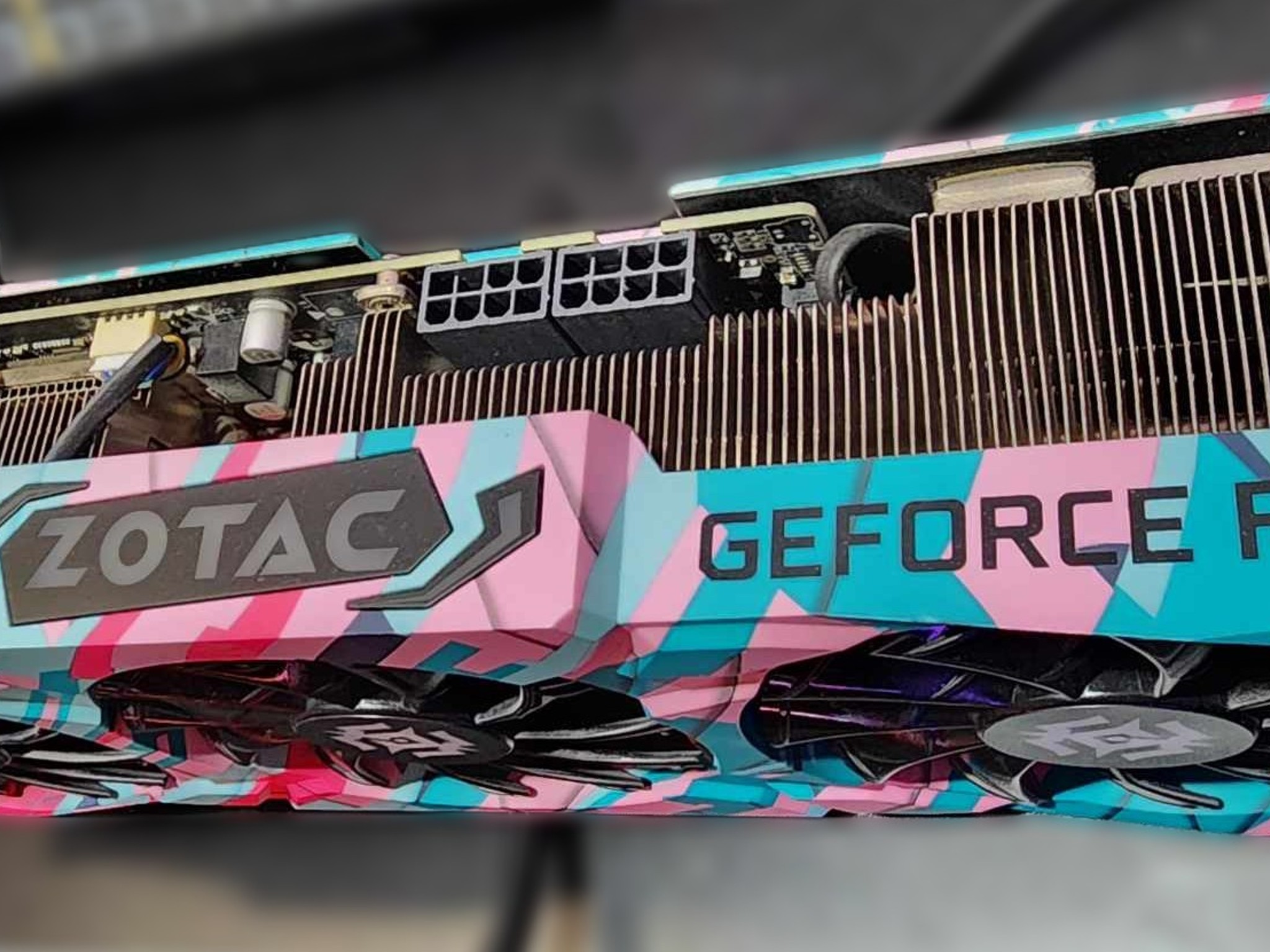 ZOTAC GAMING GeForce RTX 3080 Trinity OC 10Gb GDDR6 Rainbow Limited Edition GPU