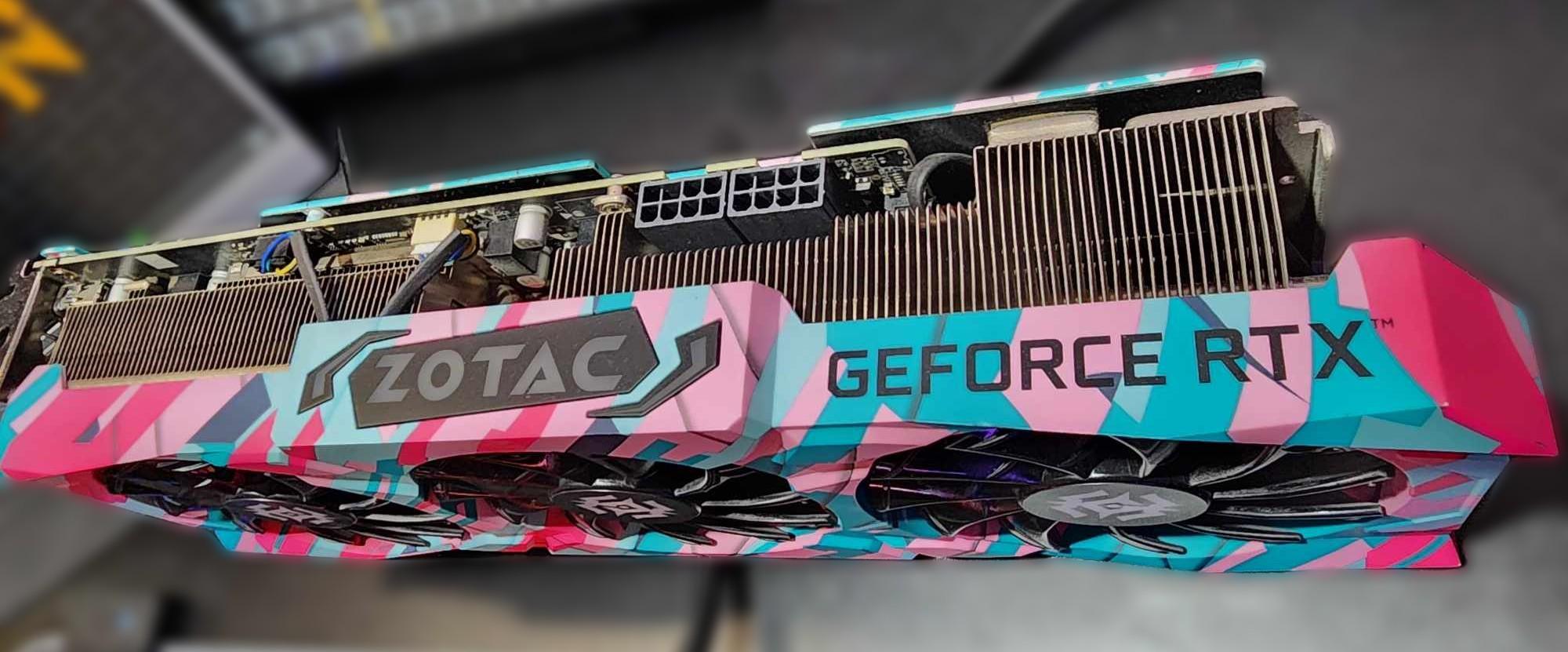 ZOTAC GAMING GeForce RTX 3080 Trinity OC 10Gb GDDR6 Rainbow Limited Edition GPU