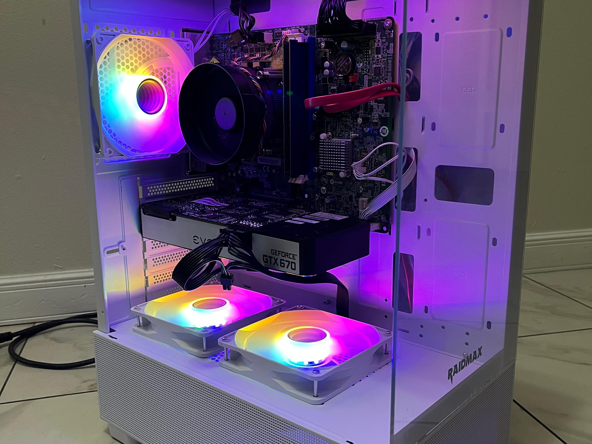 Super Budget Gaming PC - Intel i5-4440, NVIDIA GTX 670, 12GB RAM, 756GB Storage, w/ Wi-Fi & BT