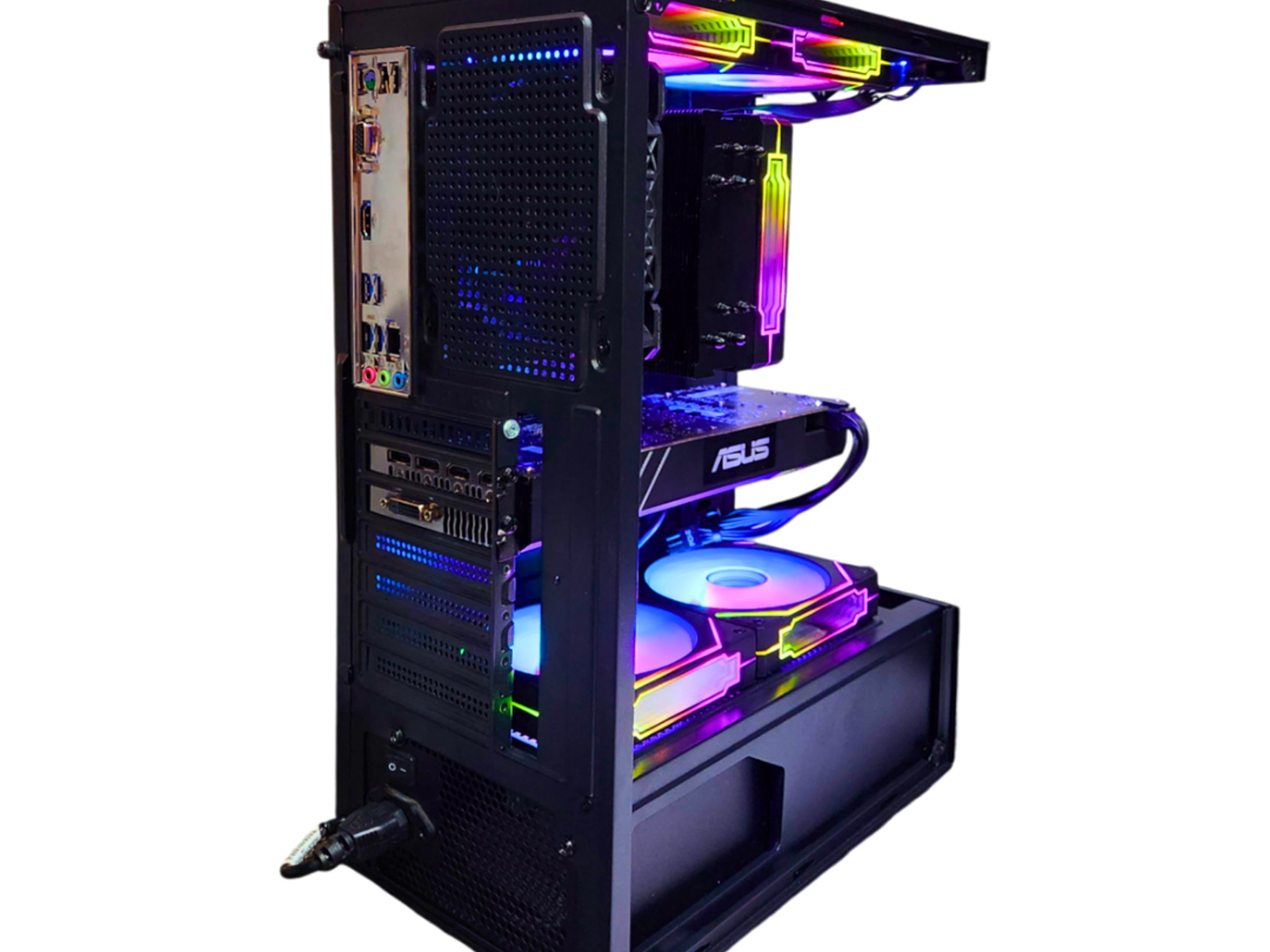 🌆Skyscraper🏢: RTX 1080 | Ryzen 5 3600 | 16GB DDR4 RAM | 512GB SSD | 6 Fans | RGB Gaming PC
