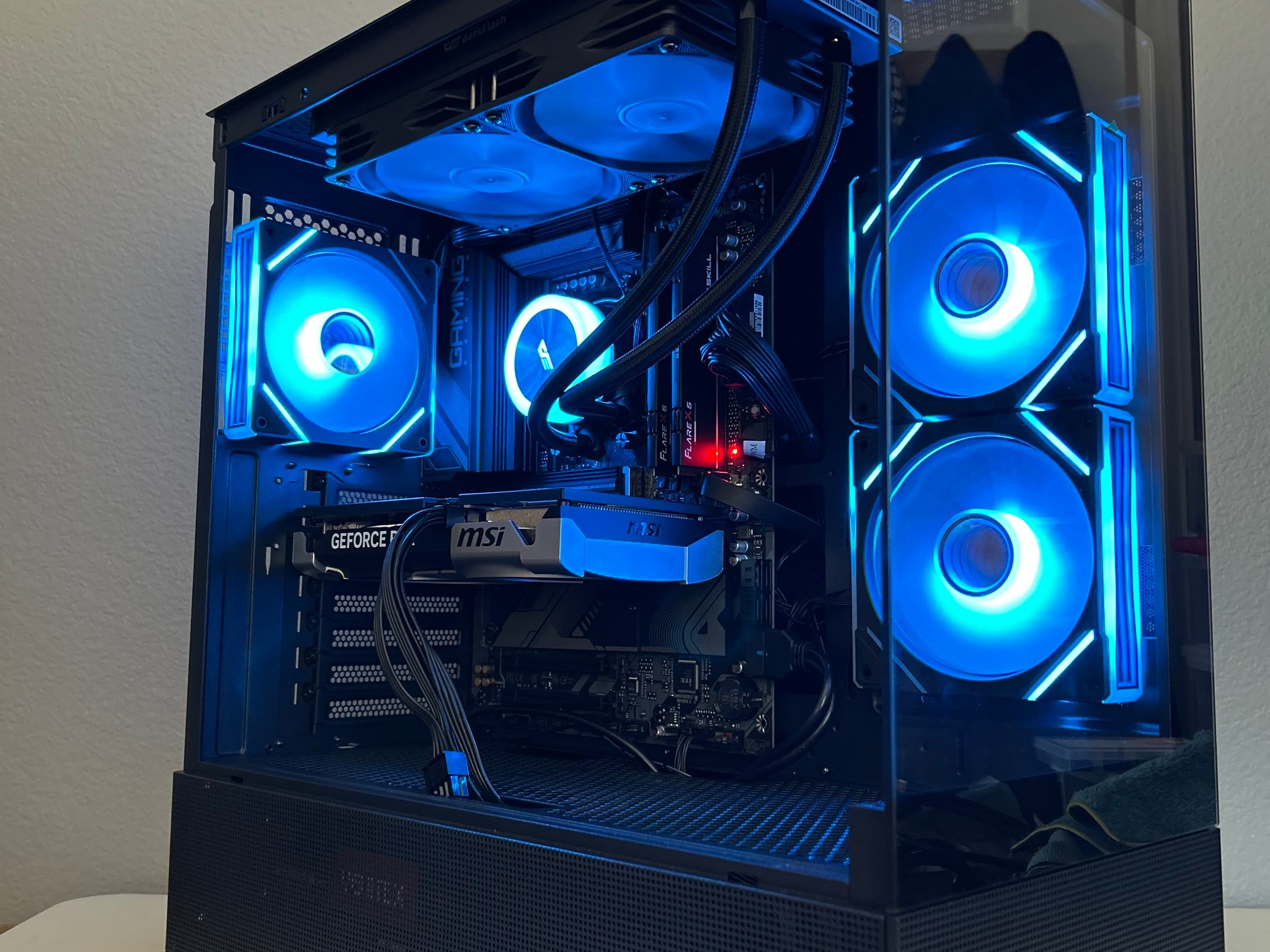 🖤 Obsidian Black Gaming Rig | GeForce RTX 5060 Ti | Ryzen 7 7700x