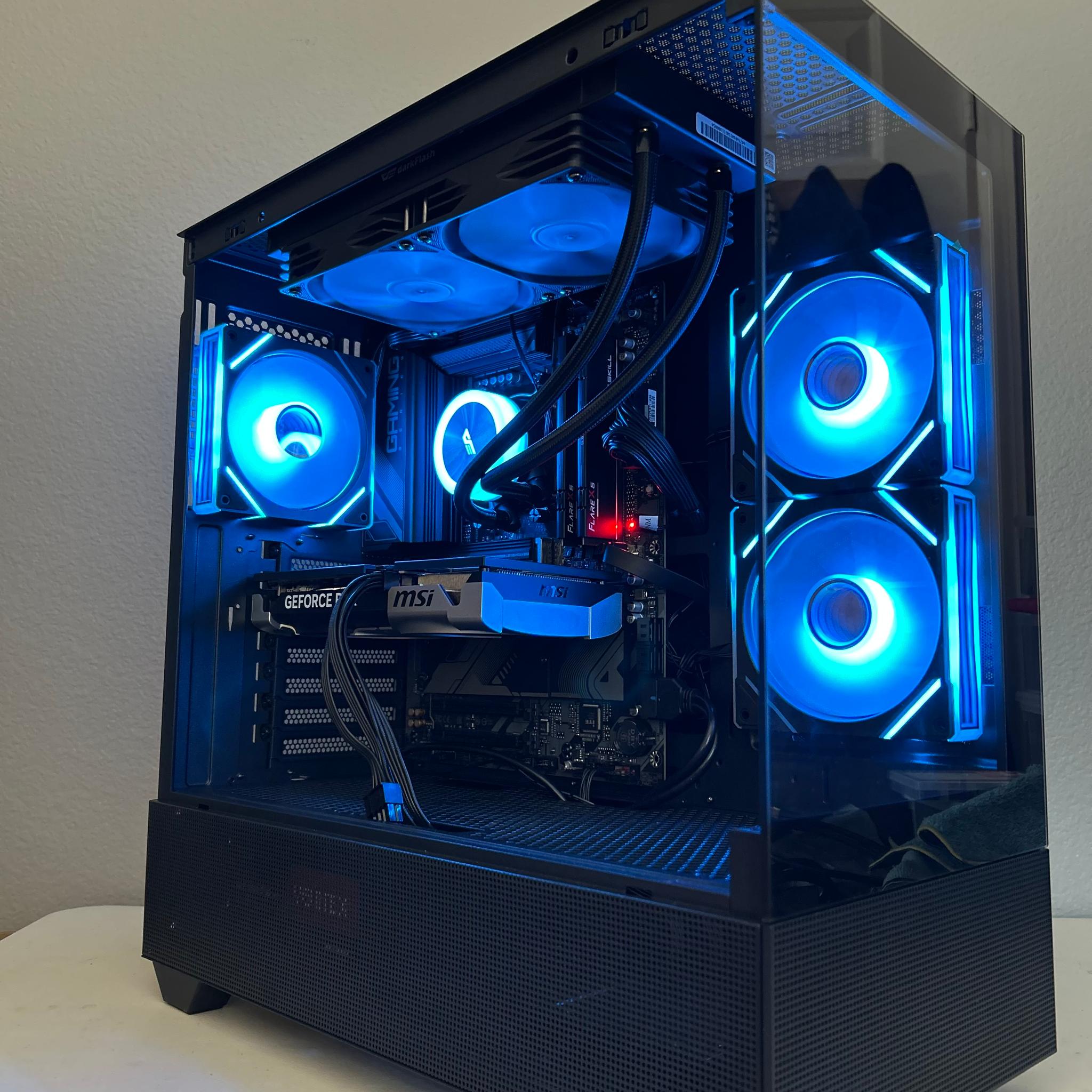 🖤 Obsidian Black Gaming Rig | GeForce RTX 5060 Ti | Ryzen 7 7700x