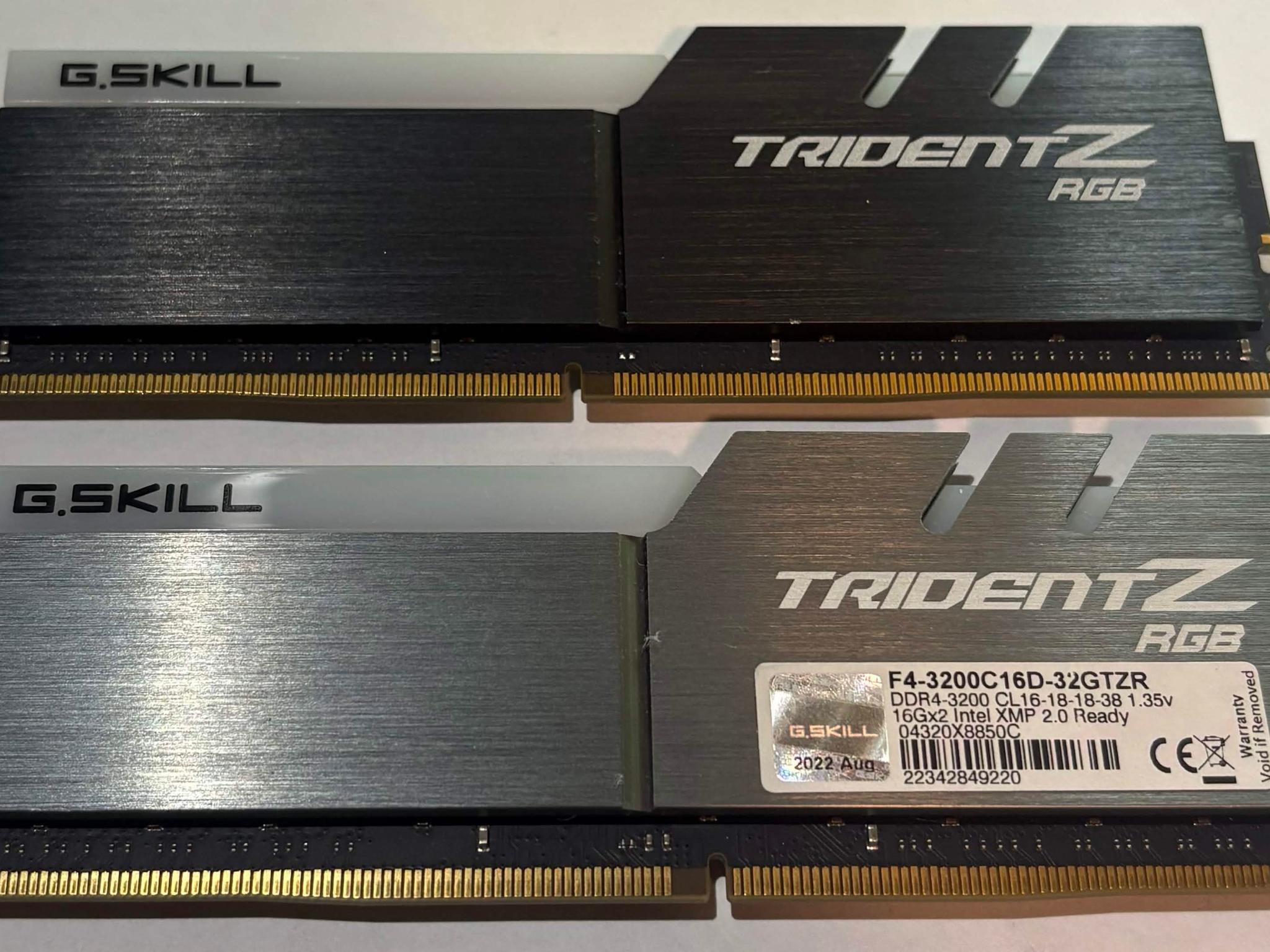 G.Skill Trident Z RGB 32GB DDR4 3200MHz RAM Kit