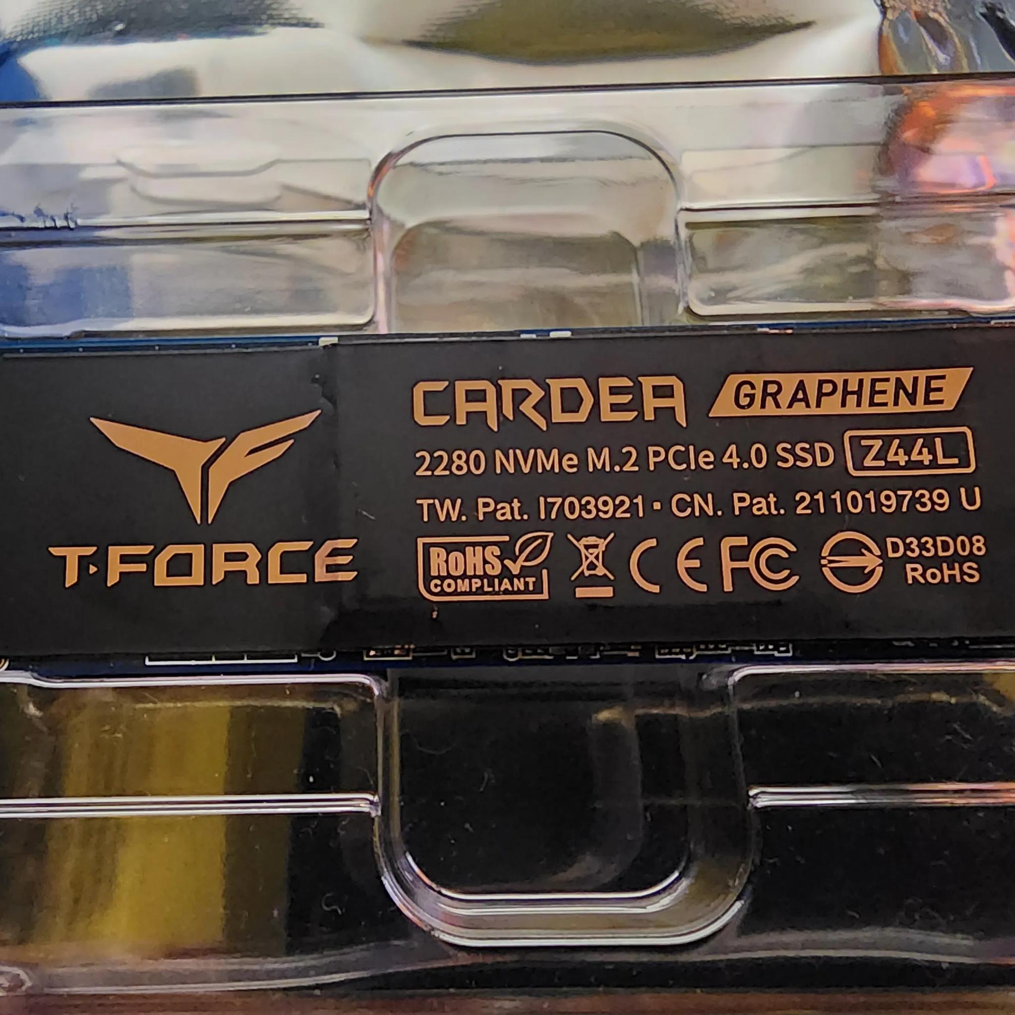 Teamgroup 2tb CARDEA Z44L M.2 PCIe SSD