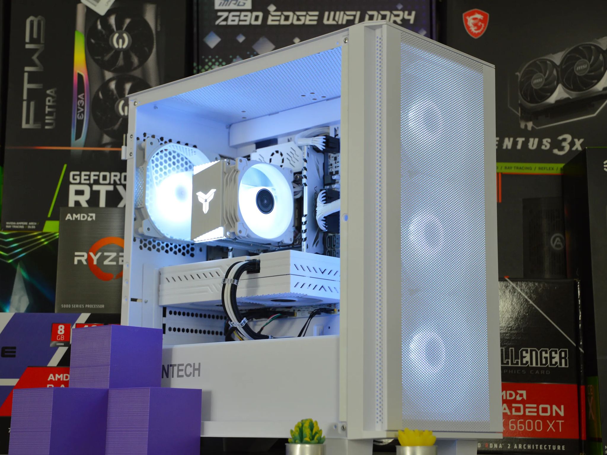 ⚪⚪| RX 580 8GB | INTEL XEON E5 2670 V3 | 16GB DDR4 RAM | 1TB NVME SSD | White-Out 2.0 |