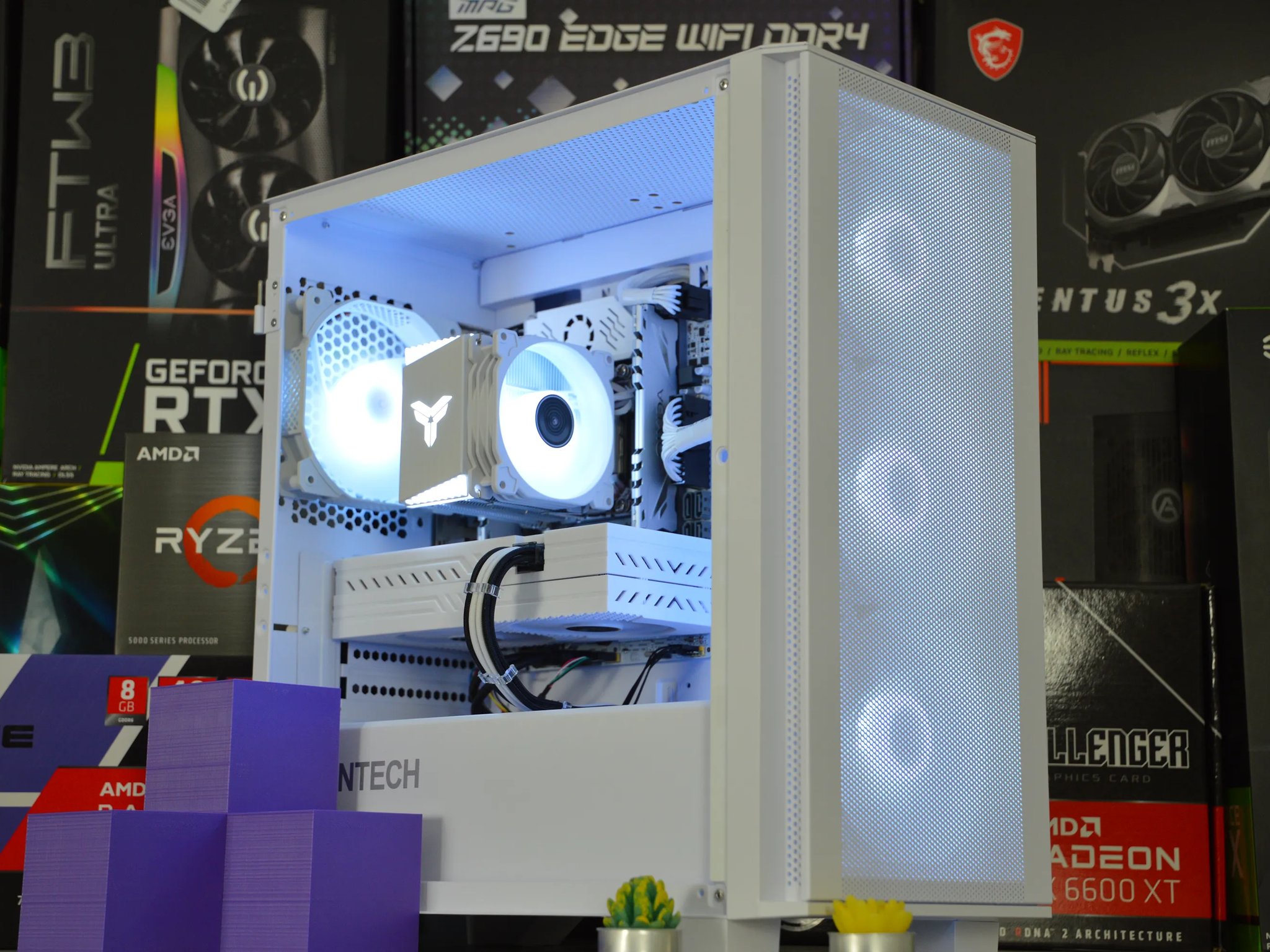 ⚪⚪| RX 580 8GB | INTEL XEON E5 2670 V3 | 16GB DDR4 RAM | 1TB NVME SSD | White-Out 2.0 |