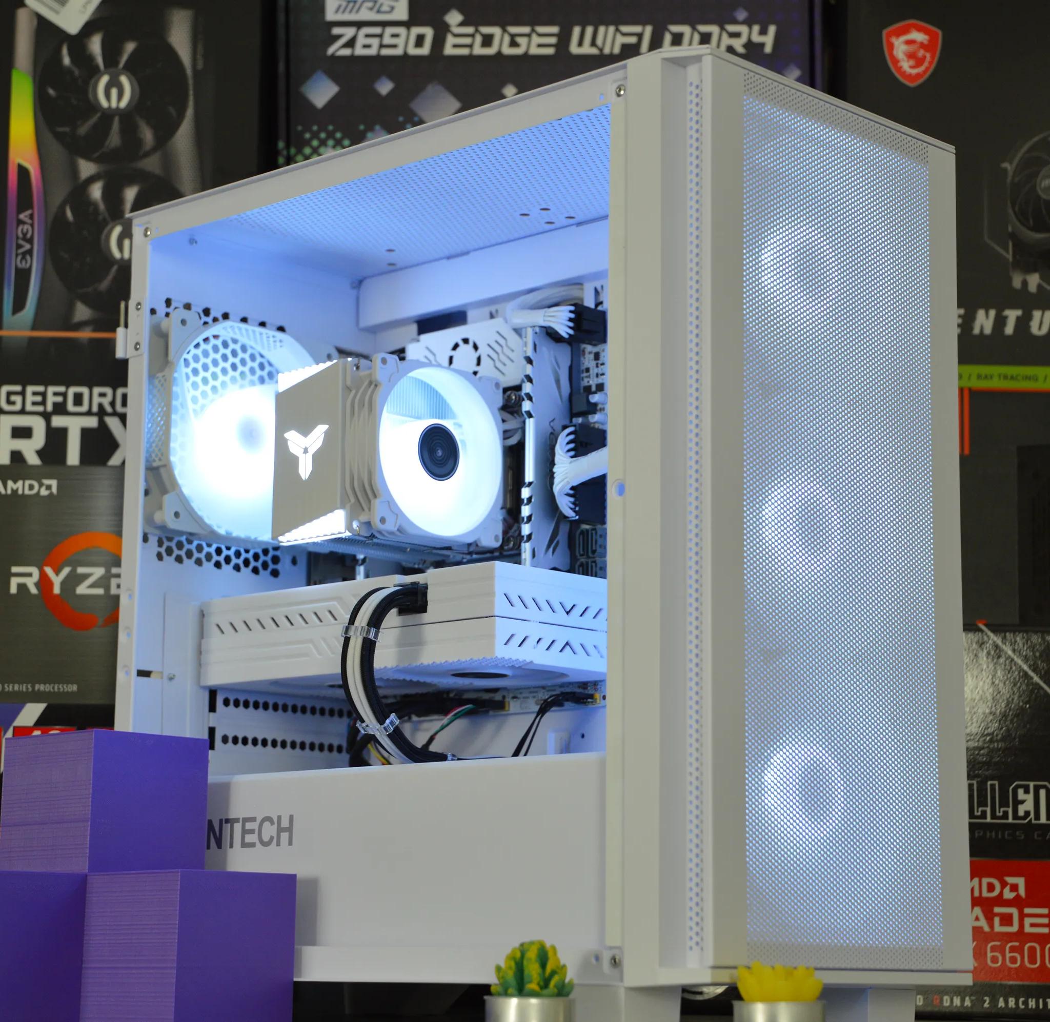 ⚪⚪| RX 580 8GB | INTEL XEON E5 2670 V3 | 16GB DDR4 RAM | 1TB NVME SSD | White-Out 2.0 |