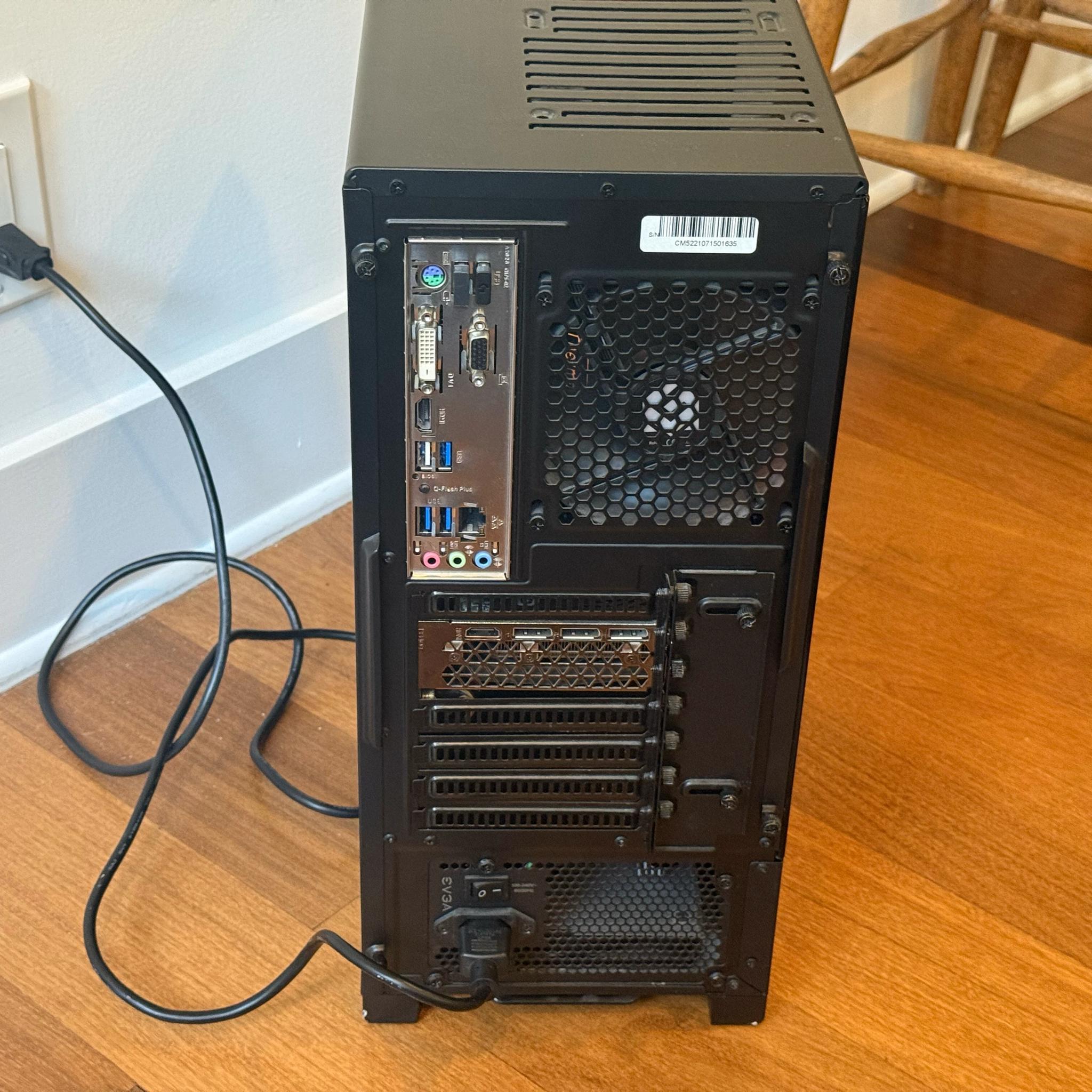 Ryzen 5 5600X, Nvidia RTX 3060 12GB OC,  2x8GB@3200MT/s RAM, 1TB NVMe SSD, Included Keyboard & Mouse