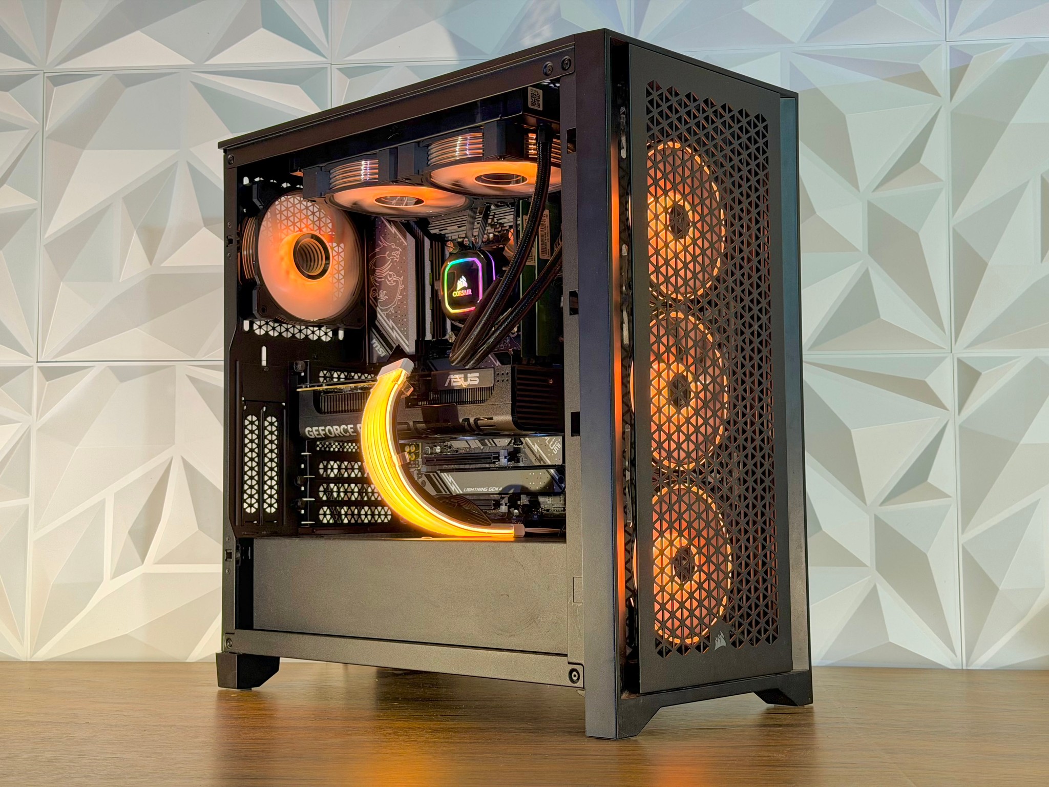 🔥 i9-12900 | RTX 5060 | 16GB DDR5 | 1TB SSD | Windows 11 Pro "CRIMSON CORE” Gaming PC 🔥