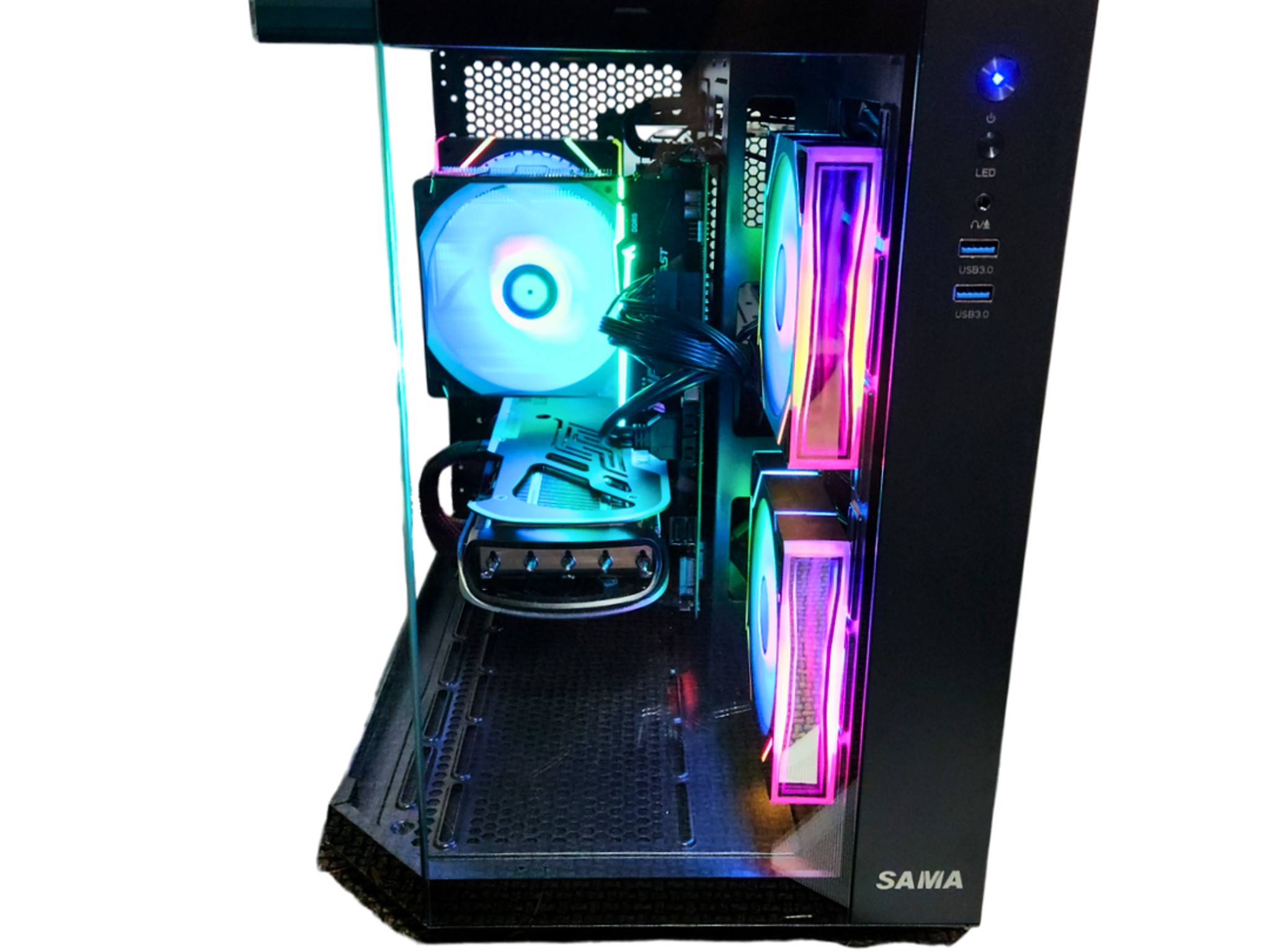 ➕️Amplify🦾: RTX 4070 | Ryzen 7500F | 32GB DDR5 RAM | 1TB SSD | 4 RGB Fans | Black Gaming PC