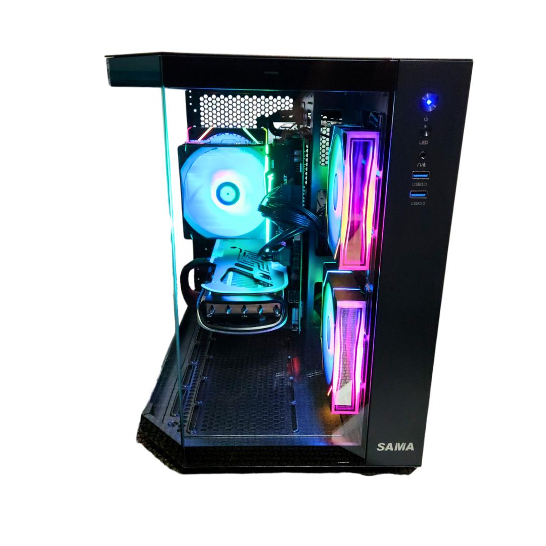 ➕️Amplify🦾: RTX 4070 | Ryzen 7500F | 32GB DDR5 RAM | 1TB SSD | 4 RGB Fans | Black Gaming PC