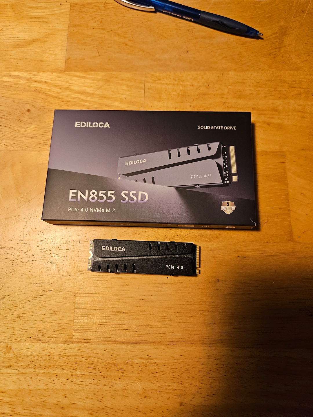 PCパーツ EDILOCA EN855 SSD 1TB PCIe 4.0 NVMe M.2