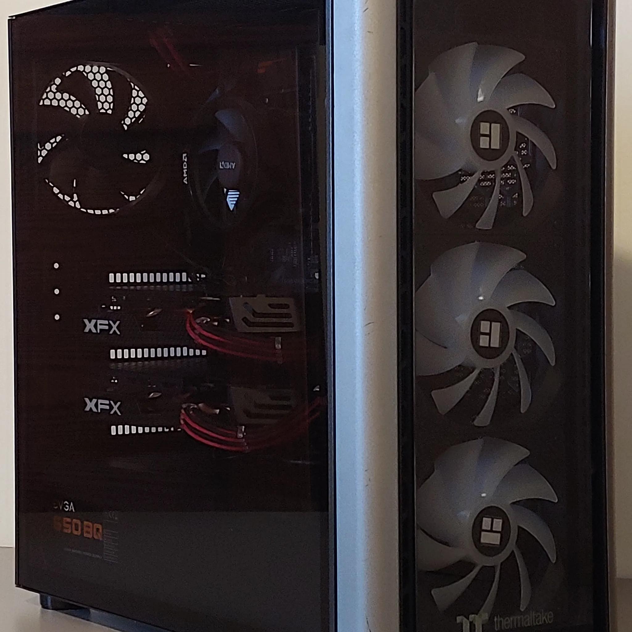 Dual RX 580 • Ryzen 5 1600 • 2 TB SSD • Clean Level 20 MT Build