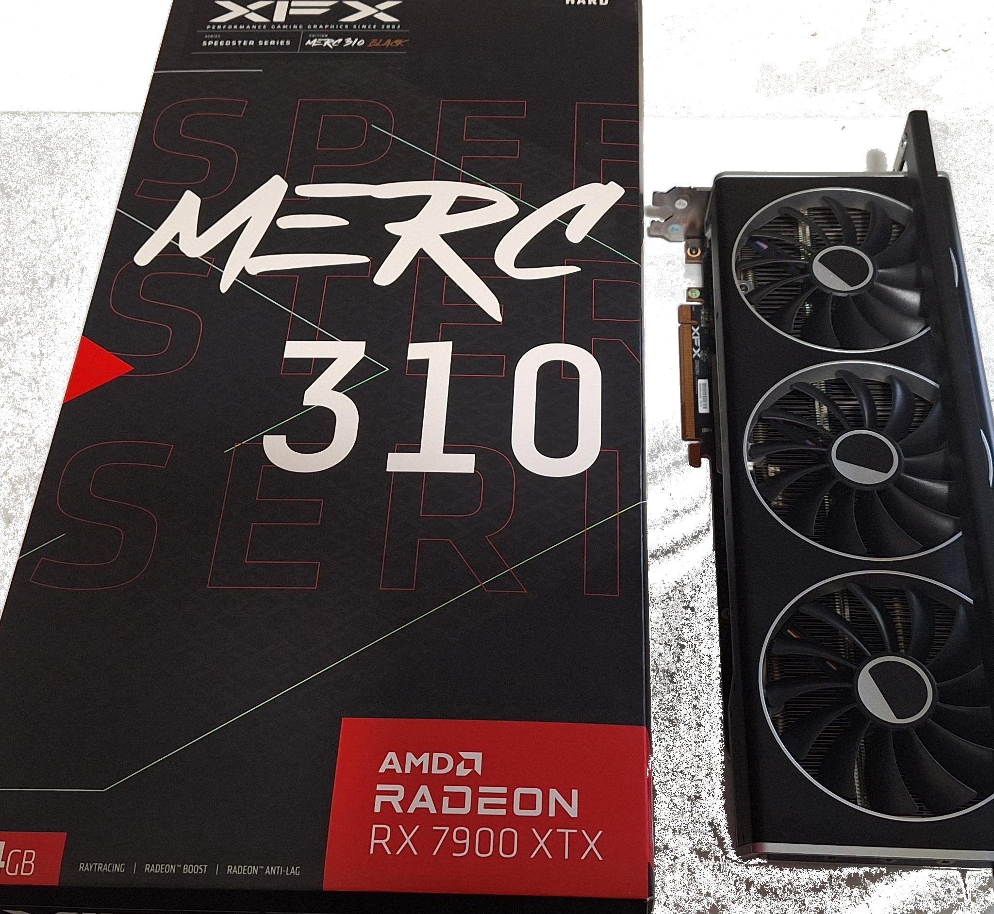 XFX SPEEDSTER MERC310 Radeon RX 7900 XTX 24GB GDDR6 Black Edition