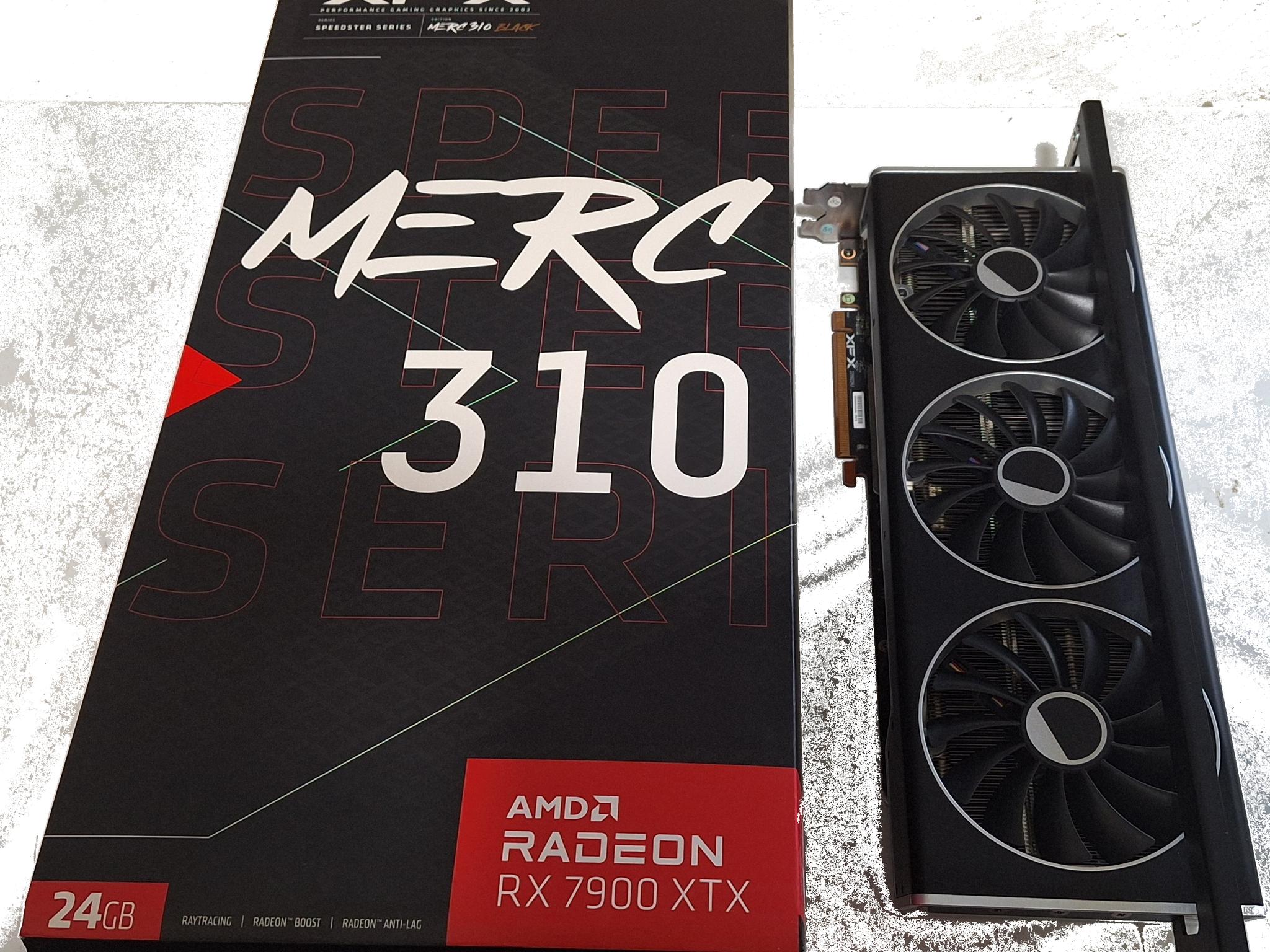 XFX SPEEDSTER MERC310 Radeon RX 7900 XTX 24GB GDDR6 Black Edition