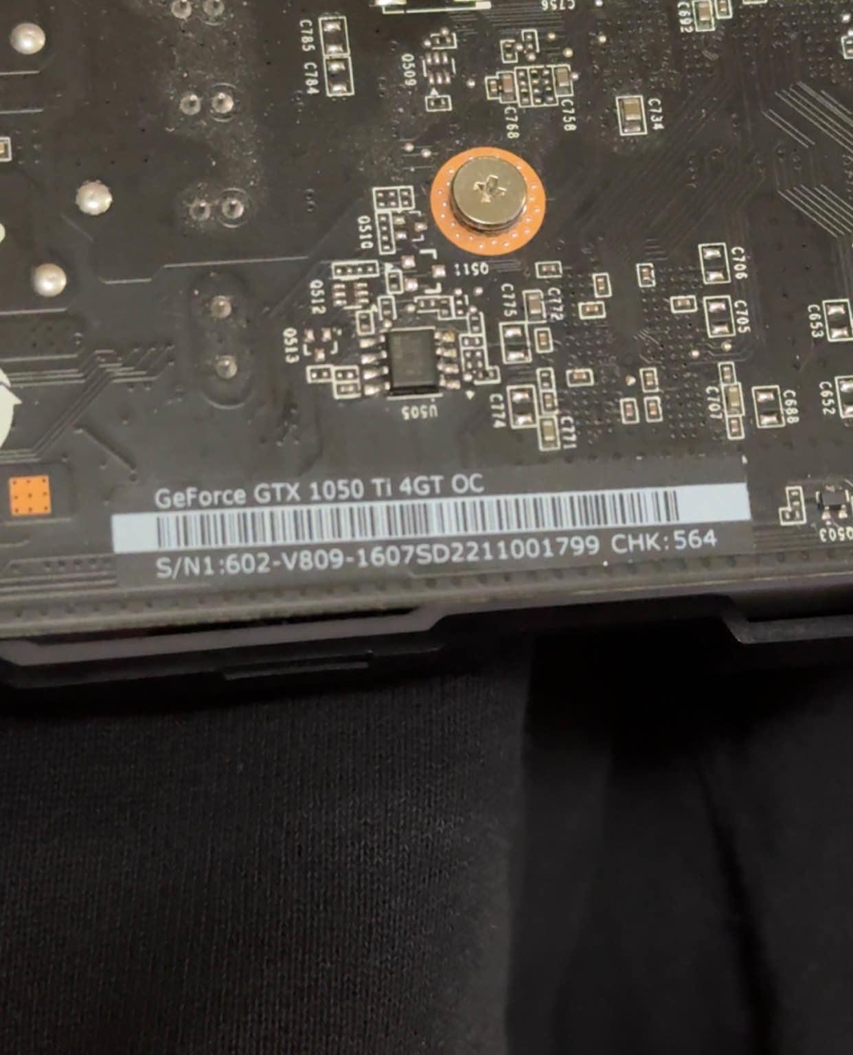 MSI GTX 1050 Ti 4GT OC