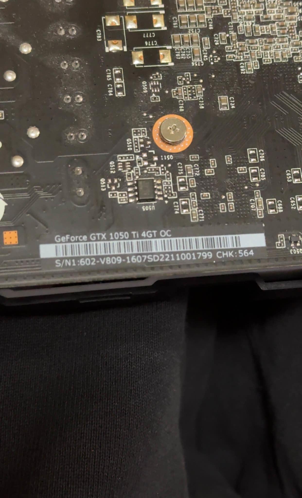 MSI GTX 1050 Ti 4GT OC