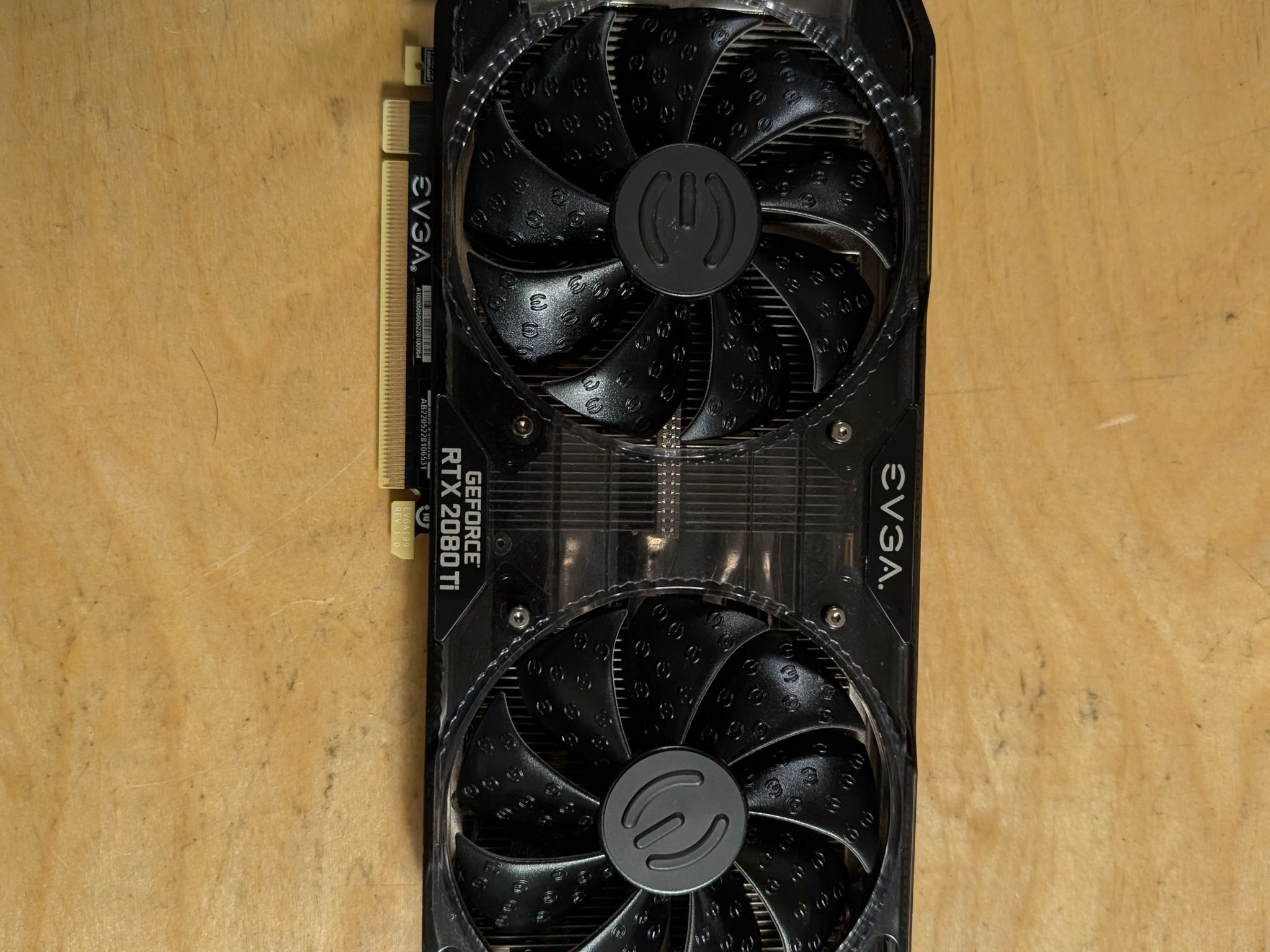 EVGA Nvidia RTX 2080 ti 11GB graphics card