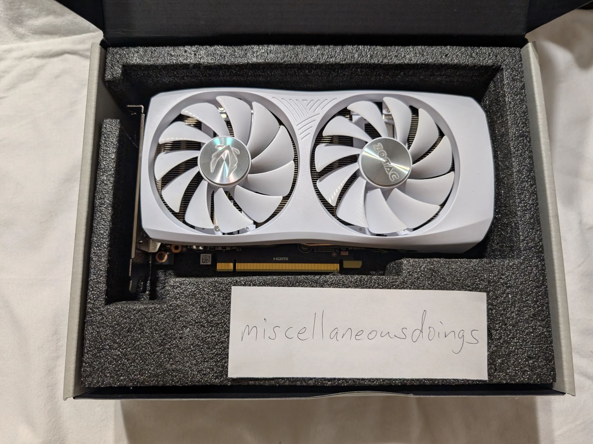 *BENCHMARKS* ZOTAC RTX 4070 TWIN EDGE OC 12GB WHITE EDITION GAMING NVIDIA GEFORCE