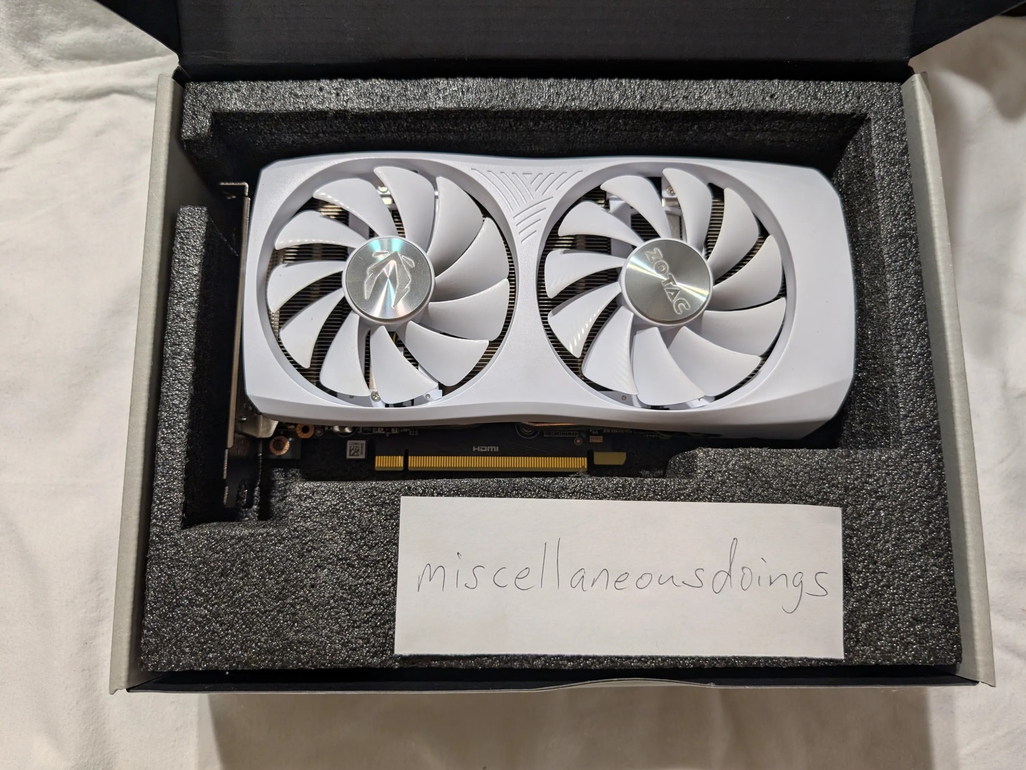 *BENCHMARKS* ZOTAC RTX 4070 TWIN EDGE OC 12GB WHITE EDITION GAMING NVIDIA GEFORCE