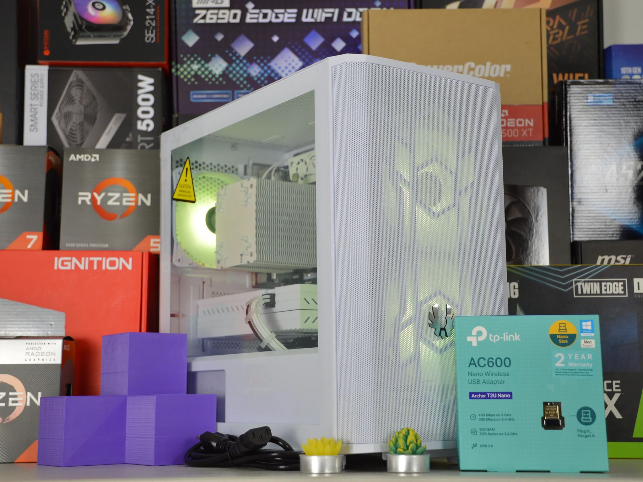🟣❄️| RX 580 8GB | INTEL XEON E5 2670 V3 | 32GB DDR4 RAM | 1TB NVME SSD | Royal Blizzard |