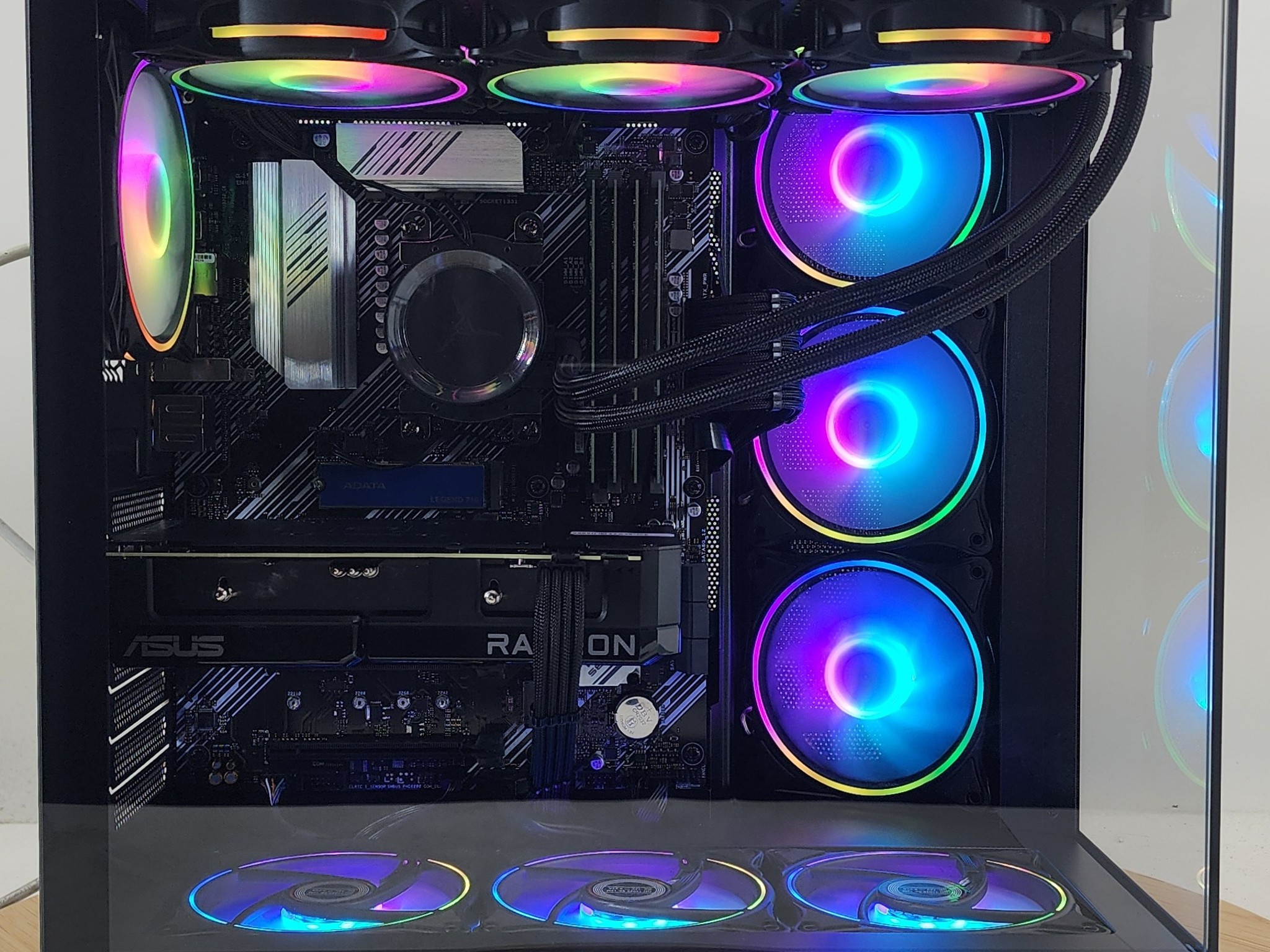 Gaming PC Ryzen 9 5900X 16GB RAM 1TB SSD RX 7600 XT 16GB Windows 11 Computer