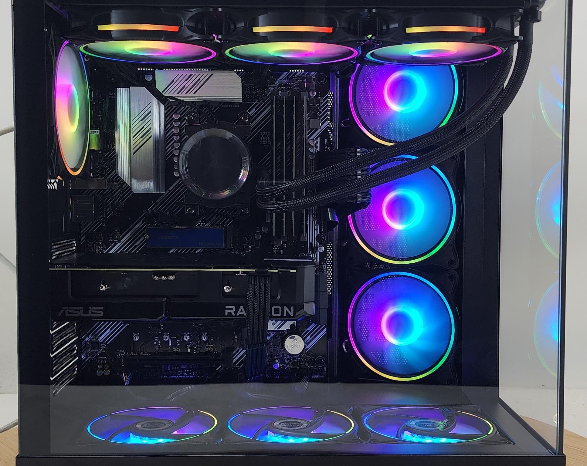 Gaming PC Ryzen 9 5900X 16GB RAM 1TB SSD RX 7600 XT 16GB Windows 11 Computer
