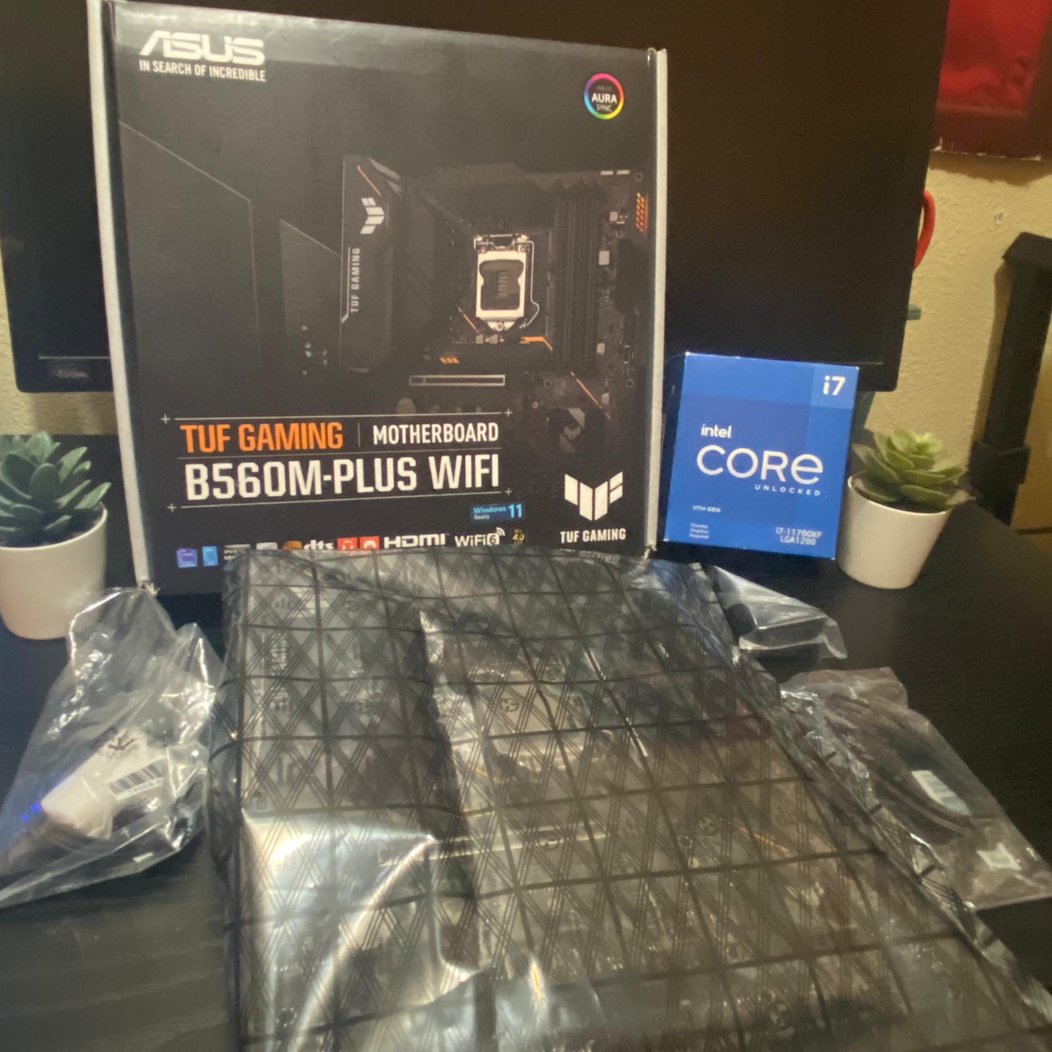 I7-11700KF+B560m wifi+16gb ddr4
