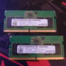 2 sticks of DDR 5 laptop memory