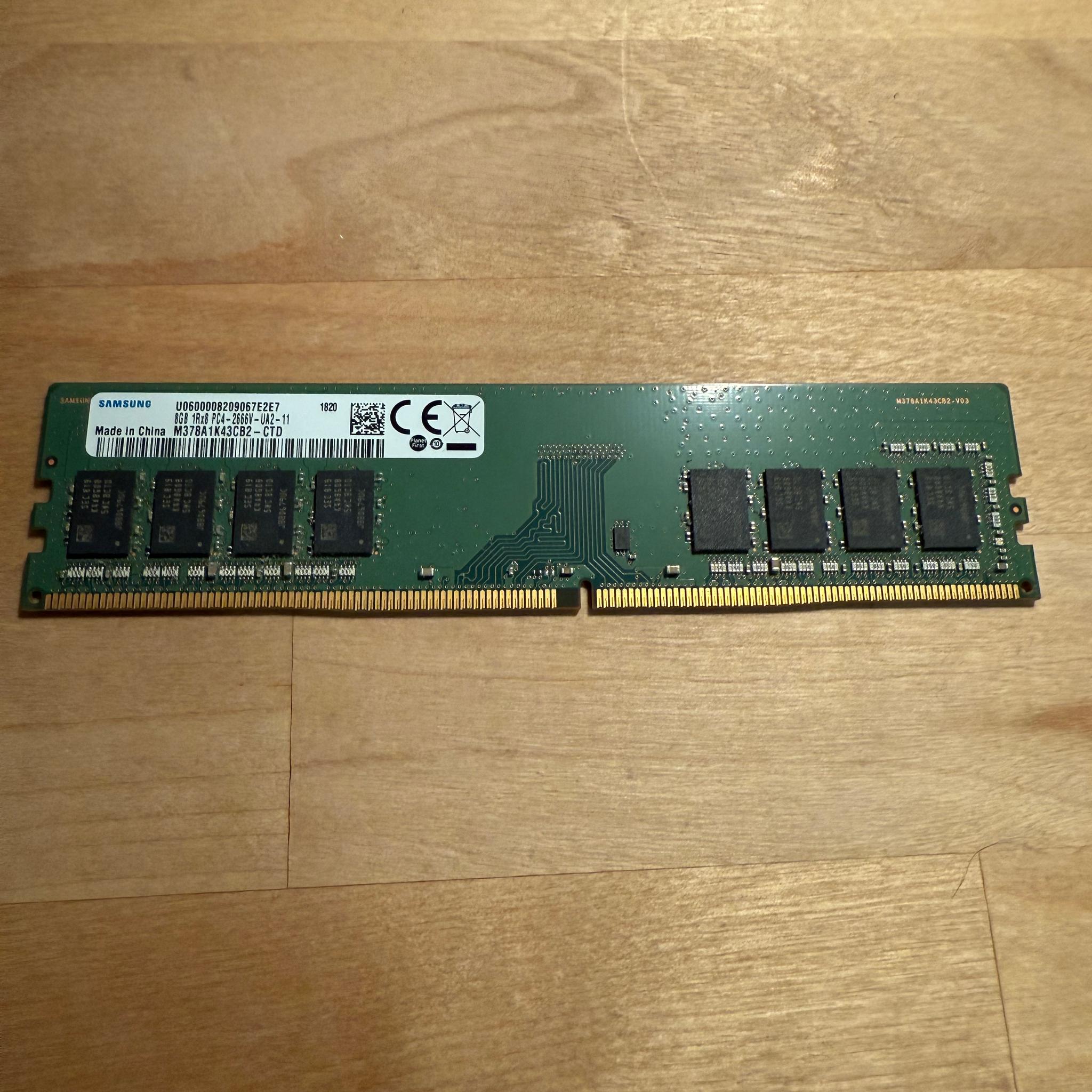 Samsung 1x8GB PC4-2666