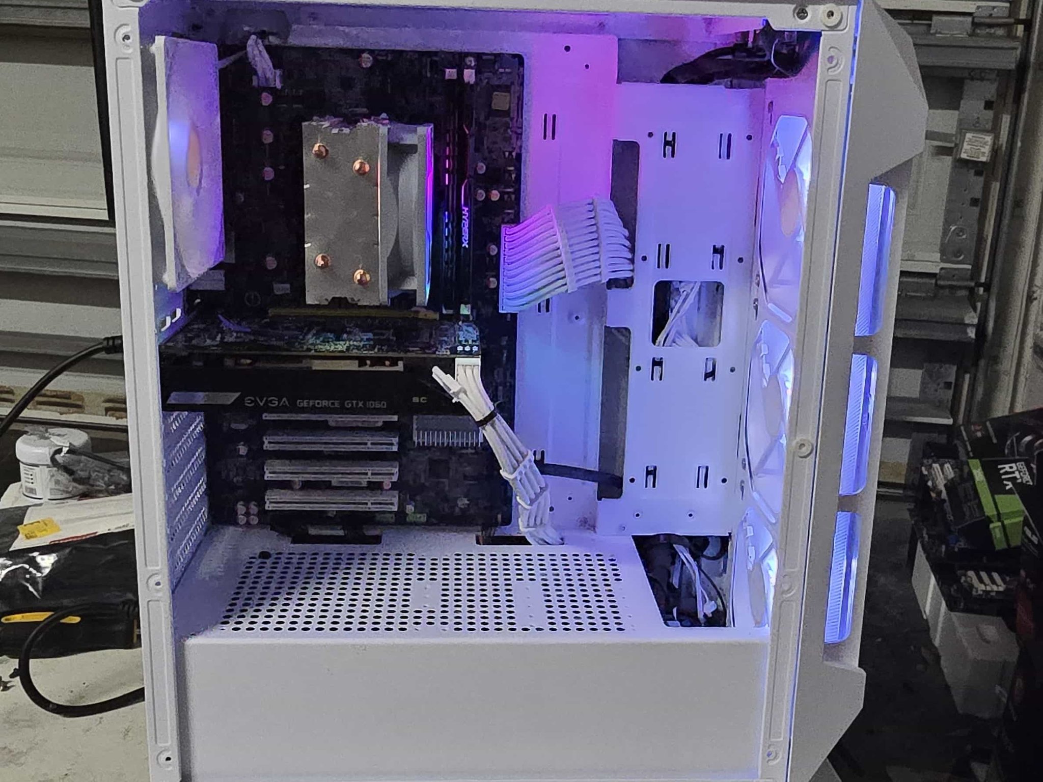 White Budget Gaming PC | GTX 1060 | i7-Class Xeon | 16GB RAM | 512GB SSD