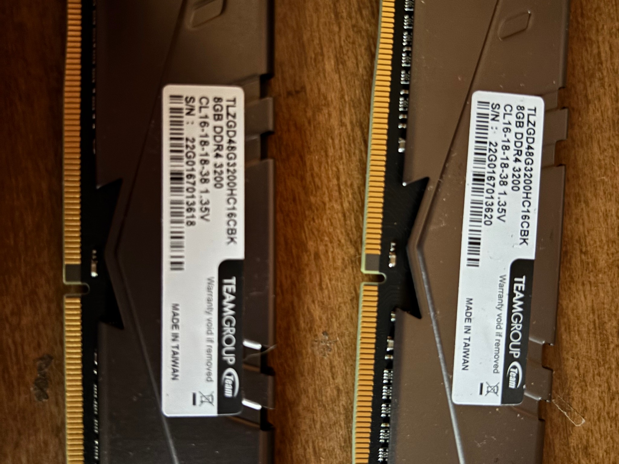 TEAMGROUP T-Force Vulcan Z 16GB (2x8GB) DDR4-3200 DIMM Desktop RAM