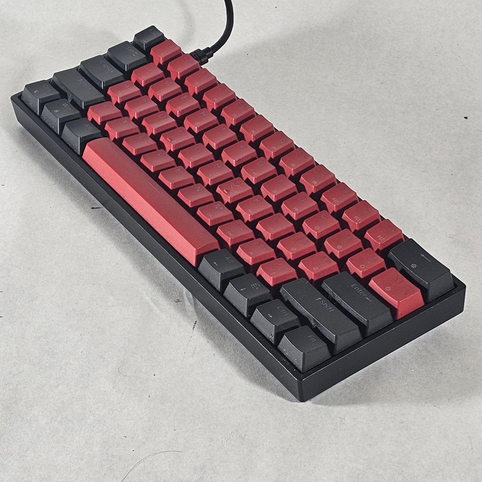 Skyloong GK61 60% Mechanical Gaming Keyboard - Black/Red Wired
