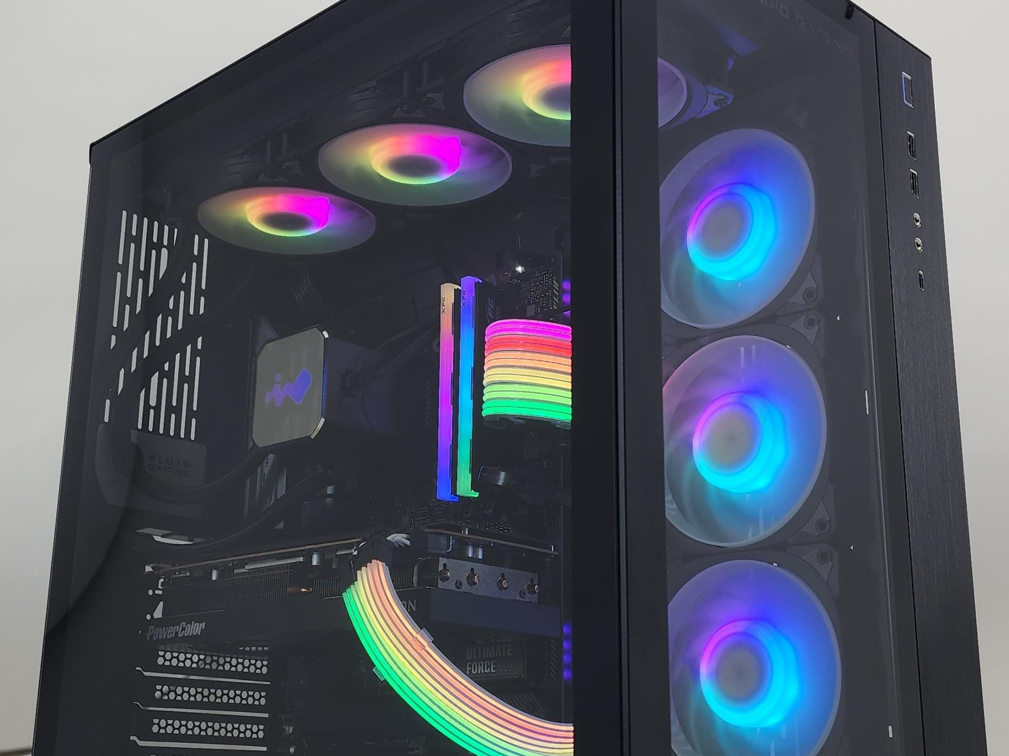 Gaming PC i7-14700KF 32GB RAM 1TB SSD RX 7800 XT 16GB Windows 11 Computer