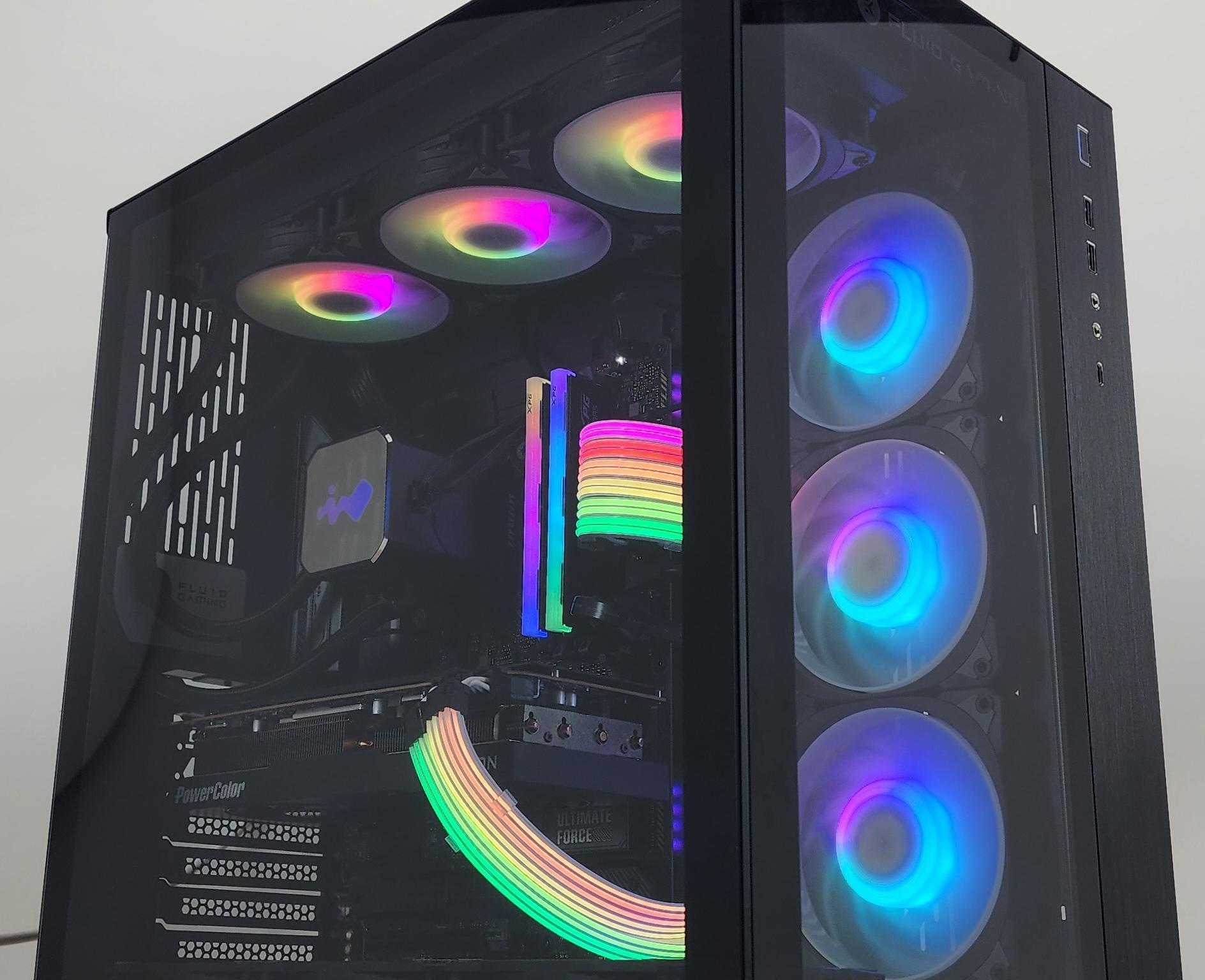 Gaming PC i7-14700KF 32GB RAM 1TB SSD RX 7800 XT 16GB Windows 11 Computer