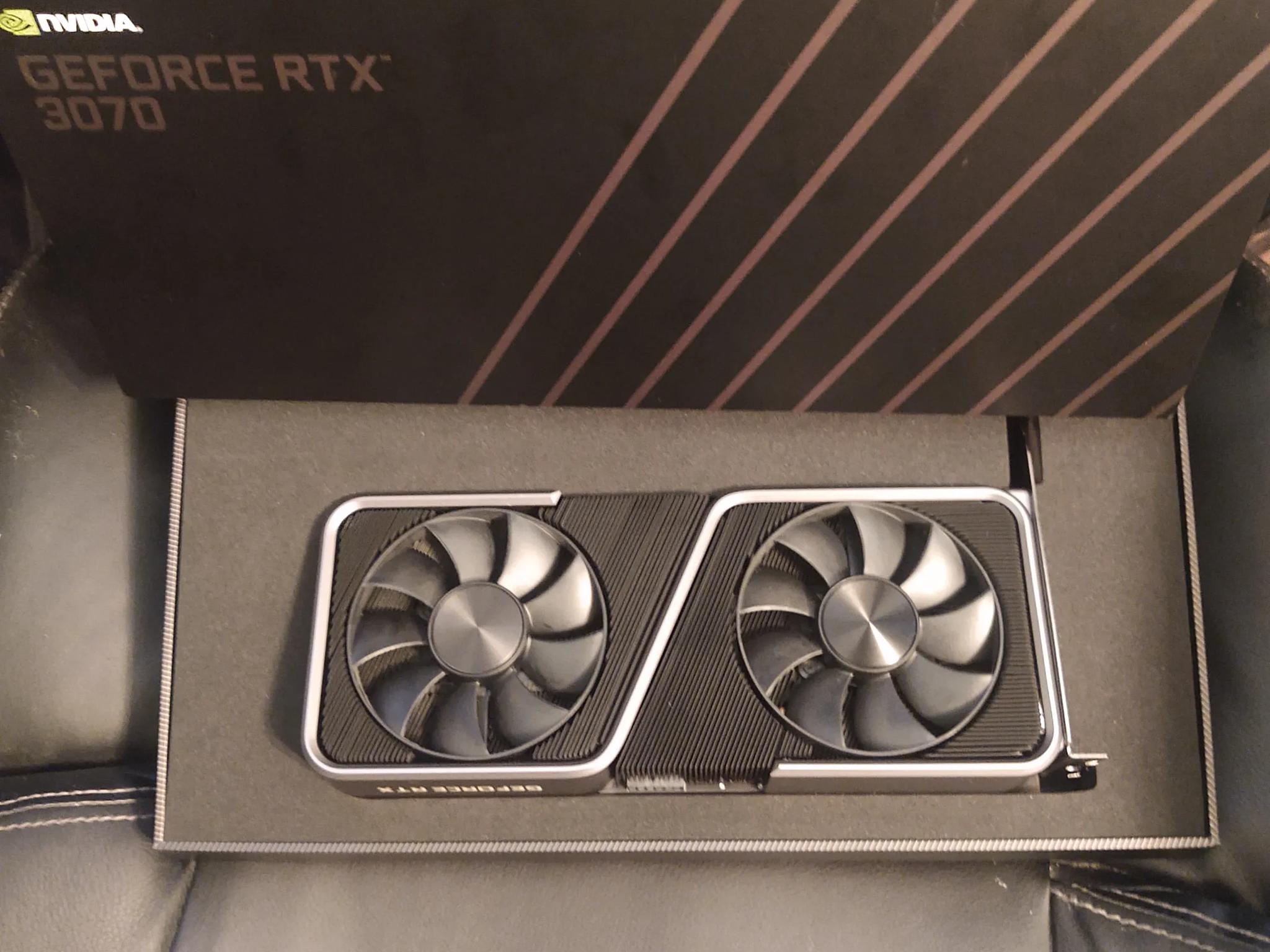 Nvidia 3070 FE (Founder's Edition) Like New, and Bought New
