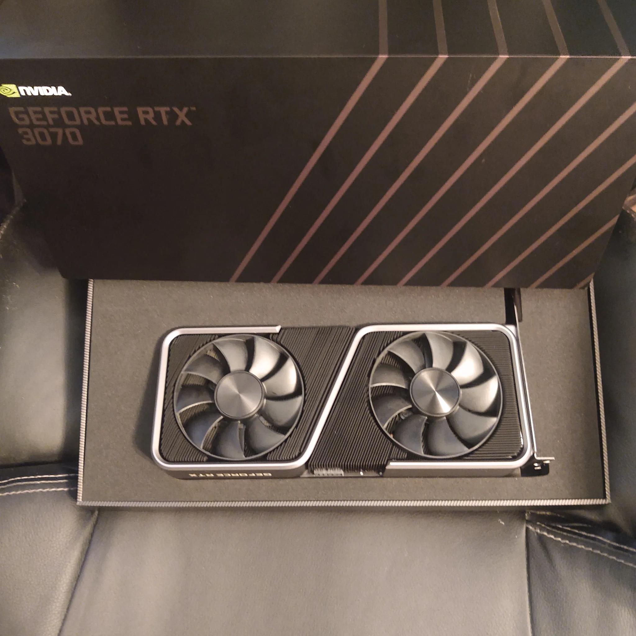 Nvidia 3070 FE (Founder's Edition) Like New, and Bought New