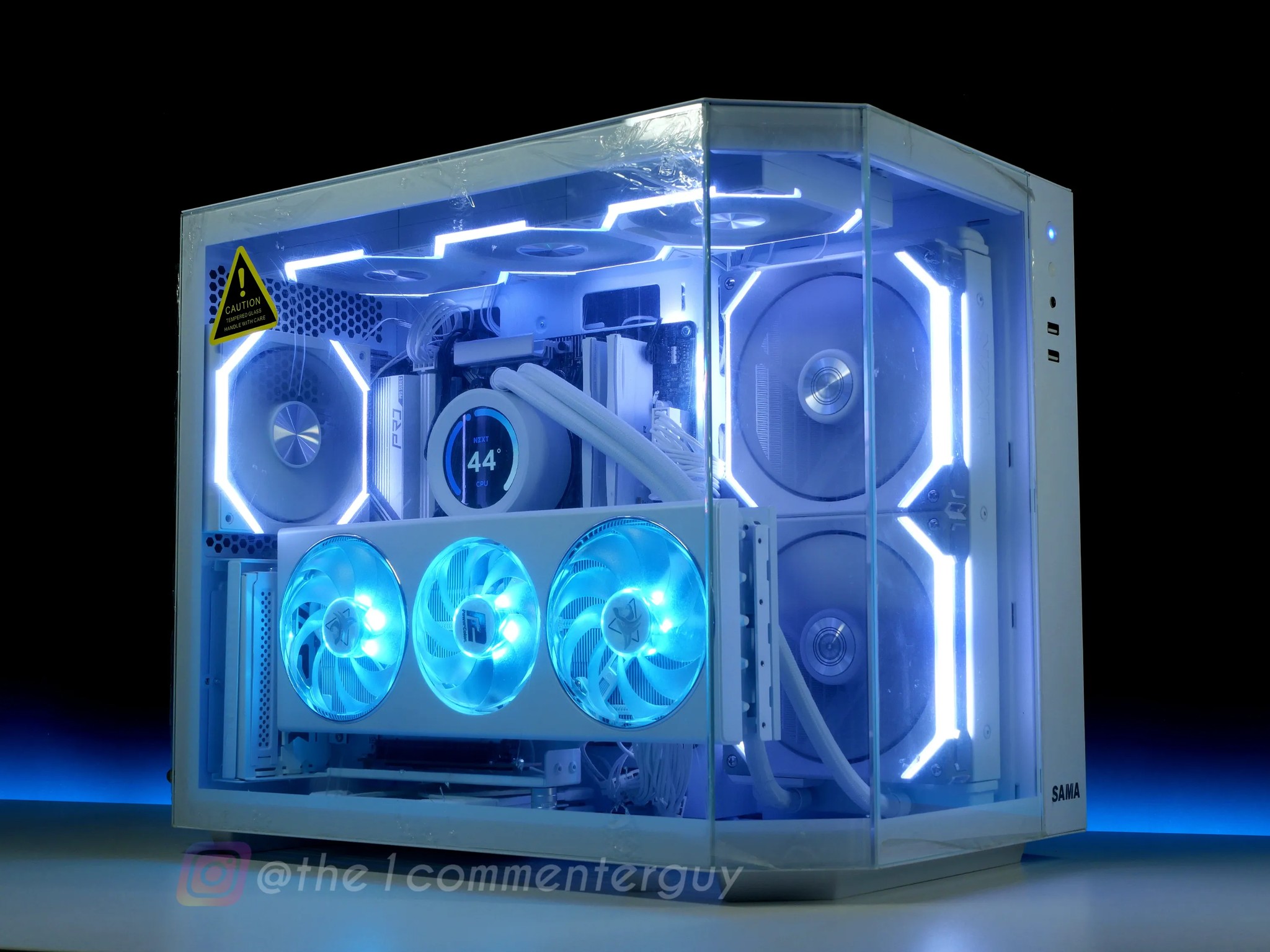 🧊 RX 7800XT, Ryzen 7500F, 32gb ram, 1TB nvme White gaming pc