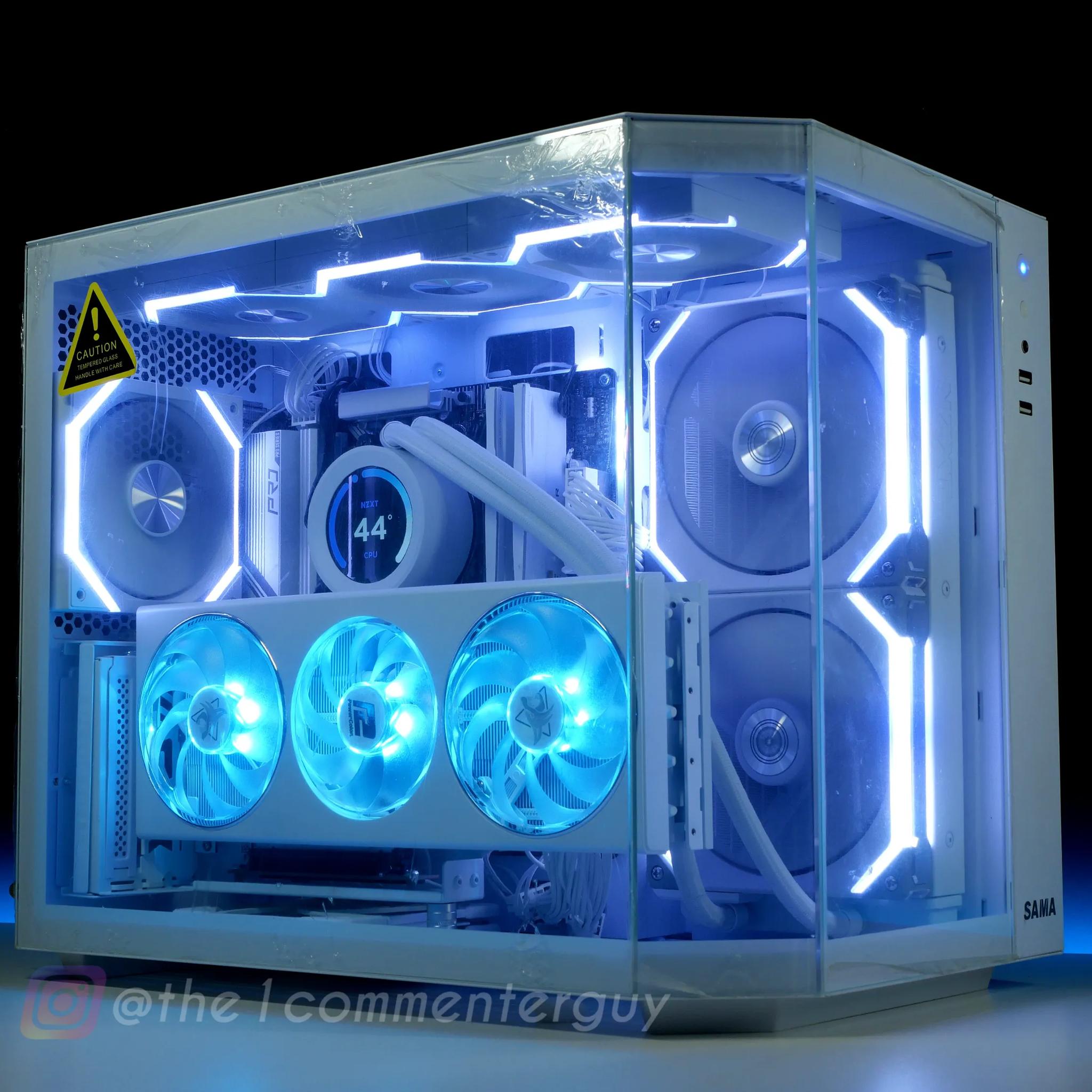 🧊 RX 7800XT, Ryzen 7500F, 32gb ram, 1TB nvme White gaming pc