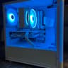 All White Gaming PC Ryzen 5 5600/RTX 4060 8GB/1.5 TB NVME SSD/32 GB RAM 3200 DDR4