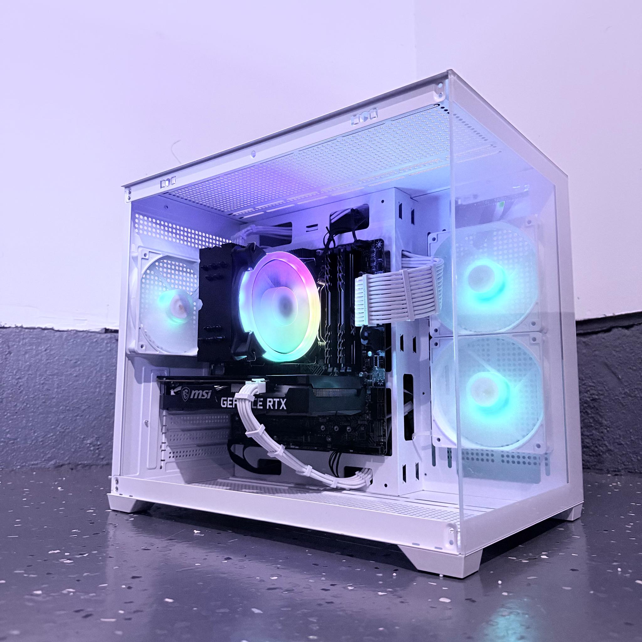 ⚪️"Opal Halo"🌈| 1440p Gaming | i7 12700F | RTX 3060 12GB | 32G Ram | 1TB Storage | Free Shipping