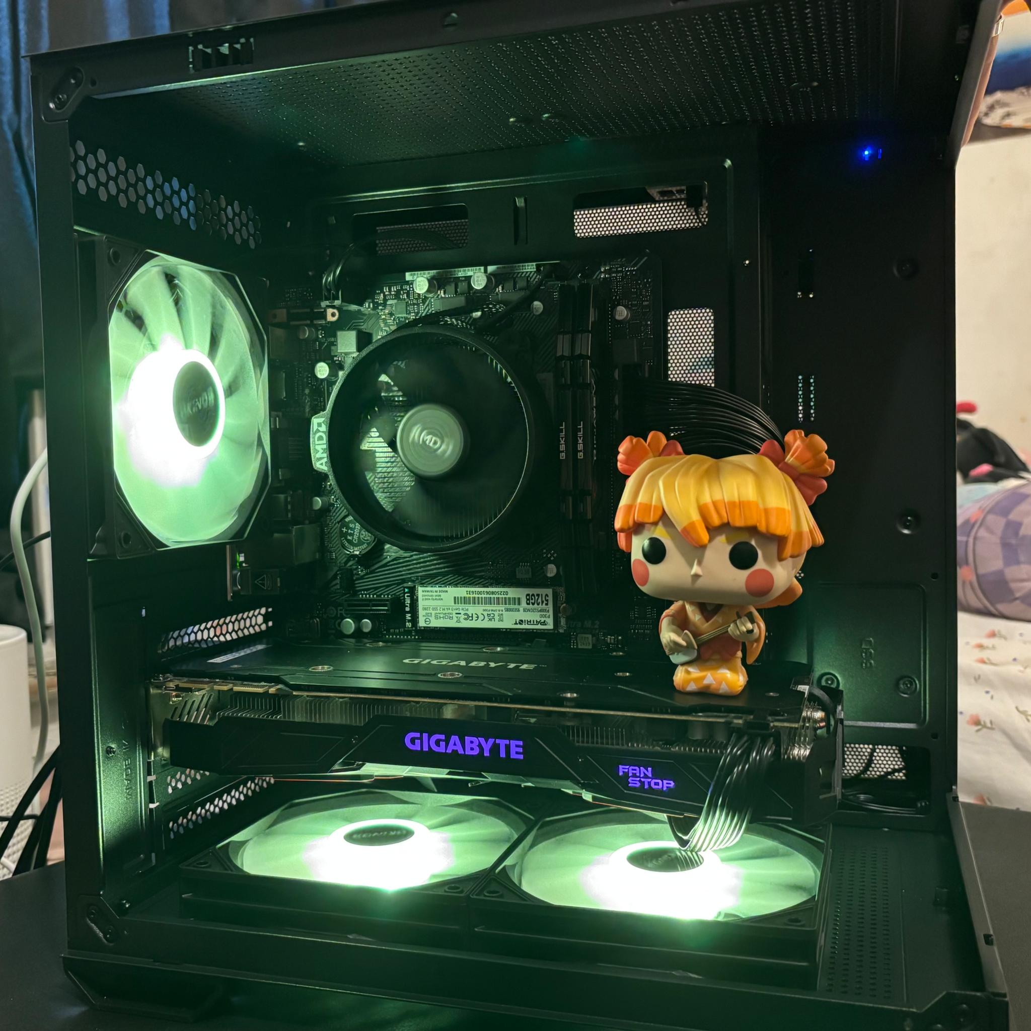 “Perfect All Black Gaming PC"| GTX 1070 8GB | Plug And Play Ready|
