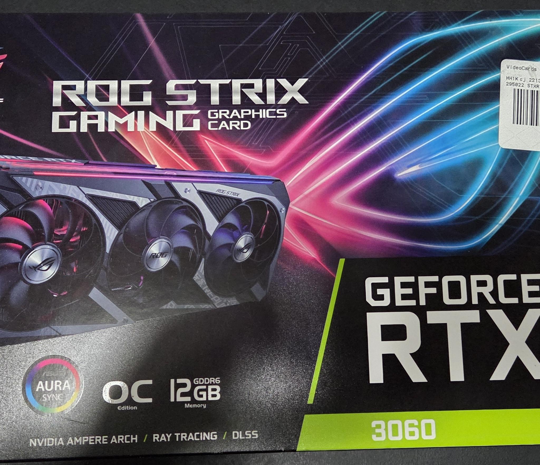 ASUS ROG STRIX GAMING OC GeForce RTX 3060 12GB