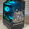 My Melody & Kuromi Inspired Gaming PC (RTX 3060 Ti | Ryzen 5 3600 | 32GB RAM | 500GB SSD | WiFi)