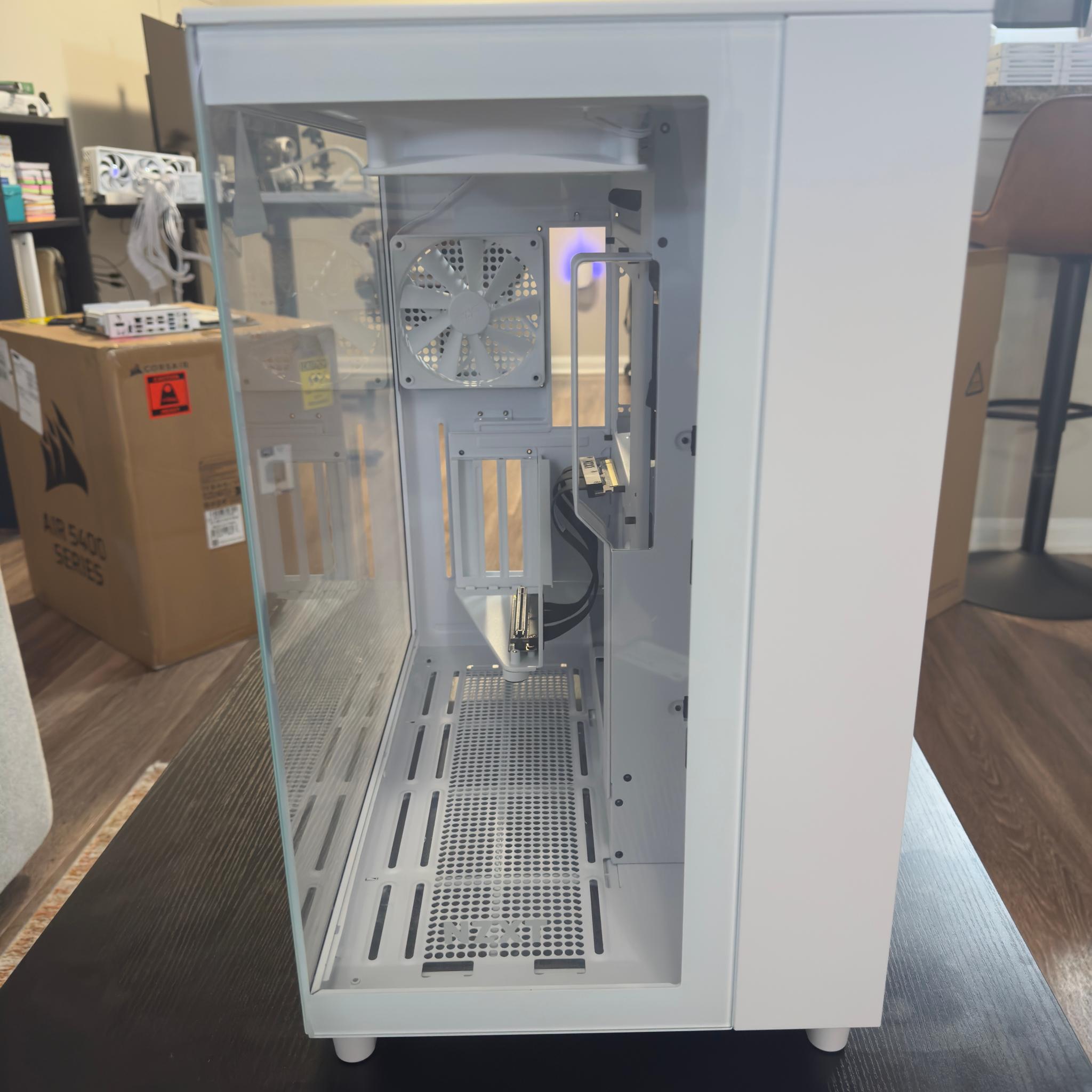 NZXT H9 Flow Dual-Chamber ATX Mid-Tower PC Gaming Case – High-Airflow