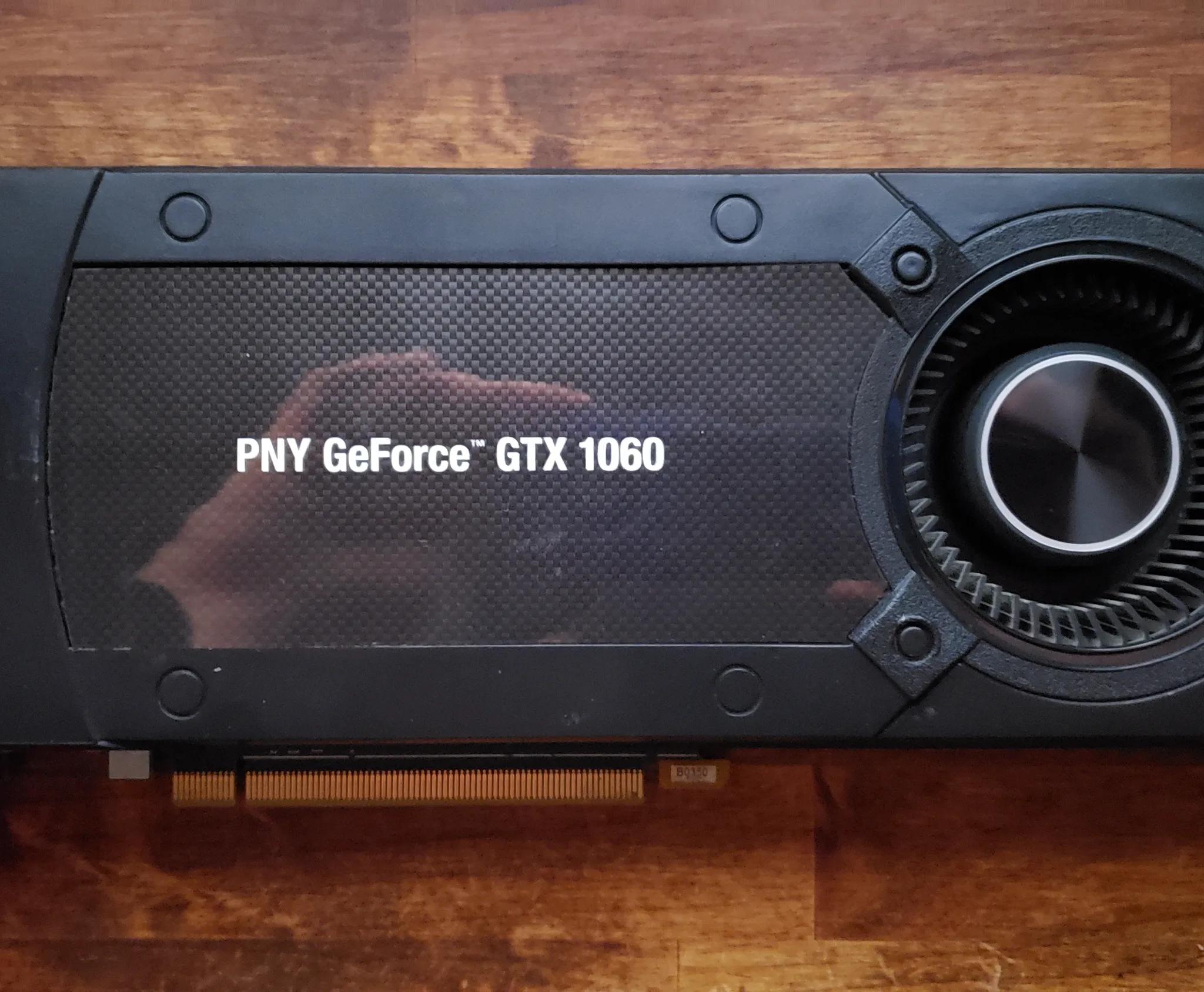 PNY GTX 1060 6gb