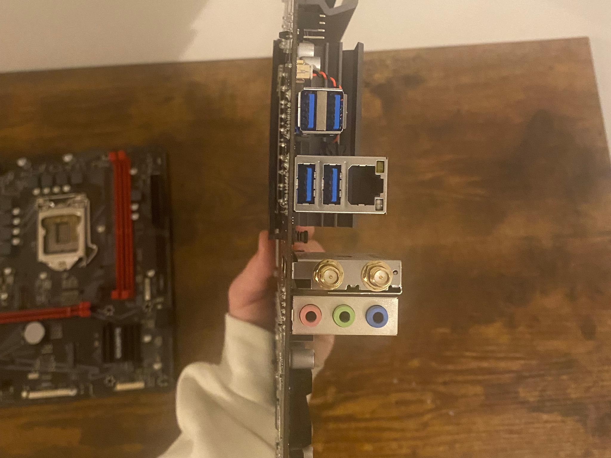 2X broken LGA 1200 motherboards