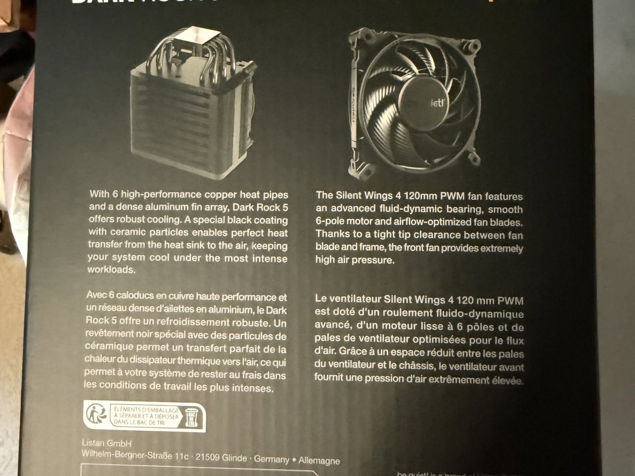 bequiet! Dark Rock 5 CPU Cooler