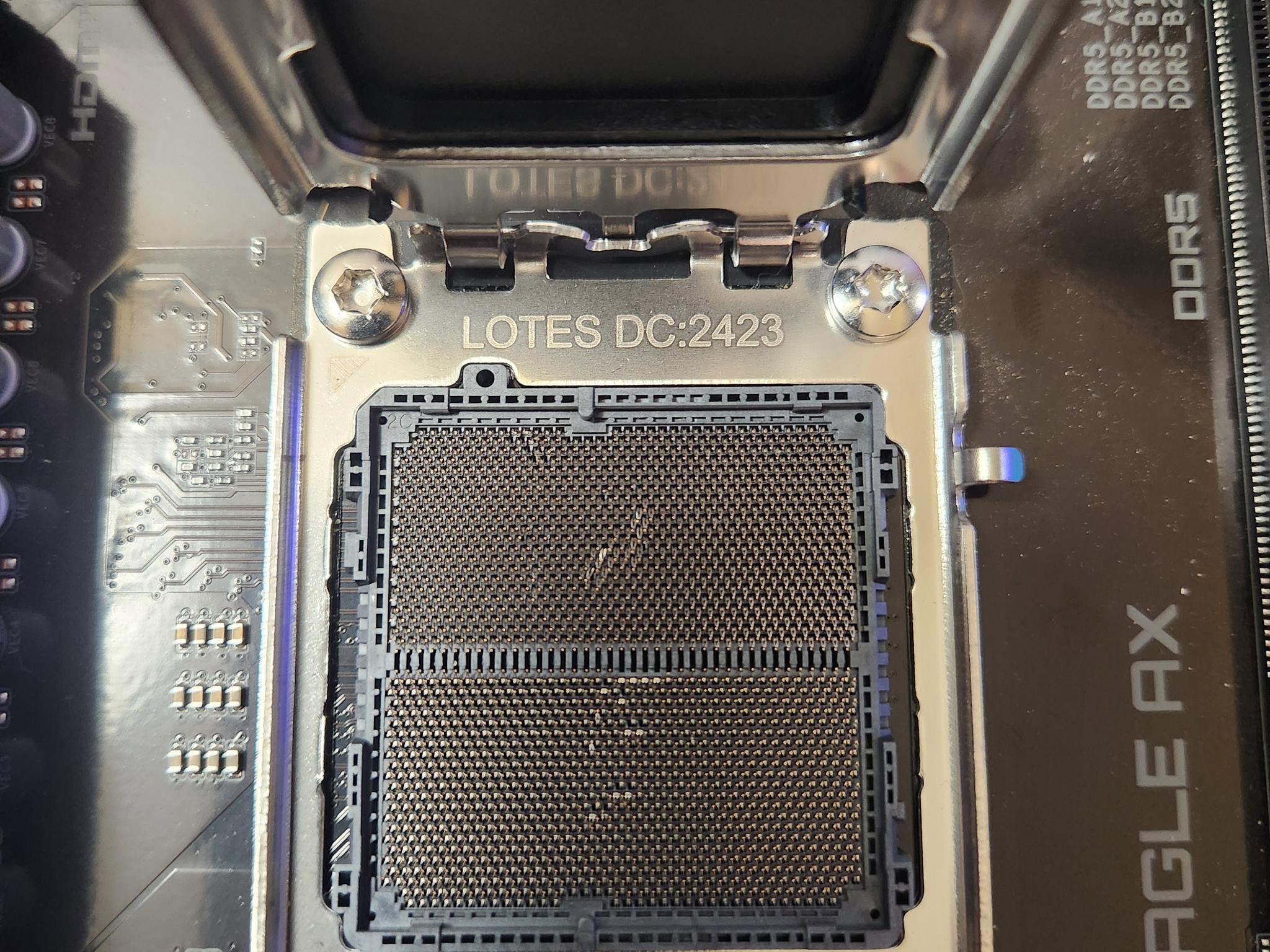 **Bent Pins** GIGABYTE B650 EAGLE AX Motherboard As/Is